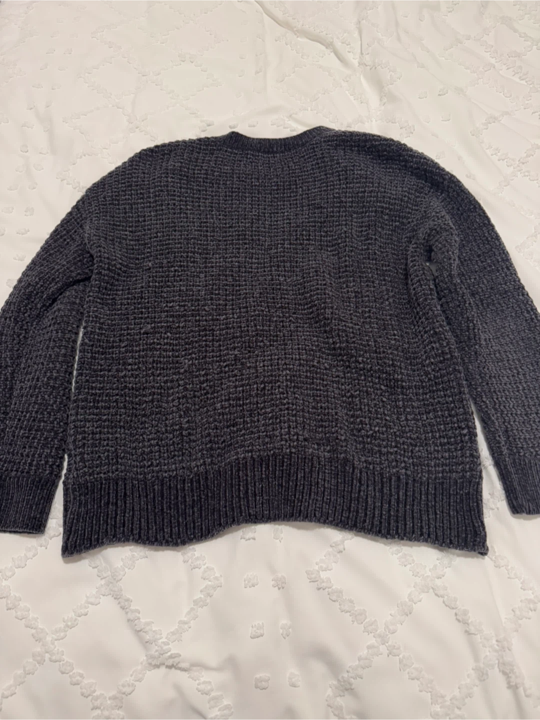 Philosophy Grey Chenille Knit Sweater - S - photo 3