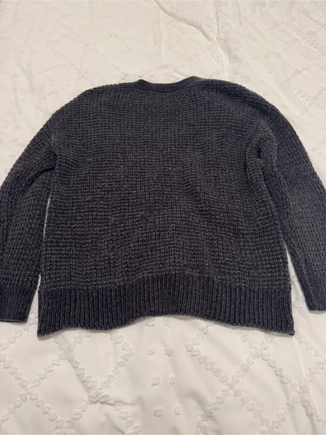 Philosophy Grey Chenille Knit Sweater - S image indicator(3)