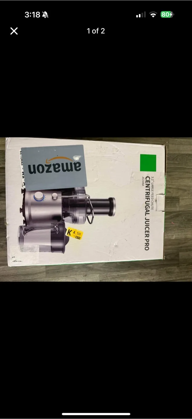 Centrifugal Juicer Pro JE2106A - 3.2" Large Feed Chute