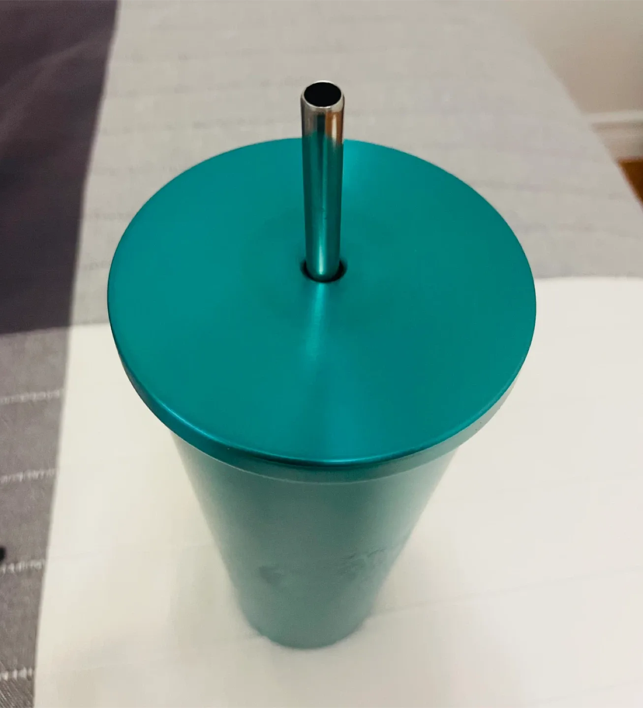 Starbucks Teal Tumbler with Straw image indicator(3)
