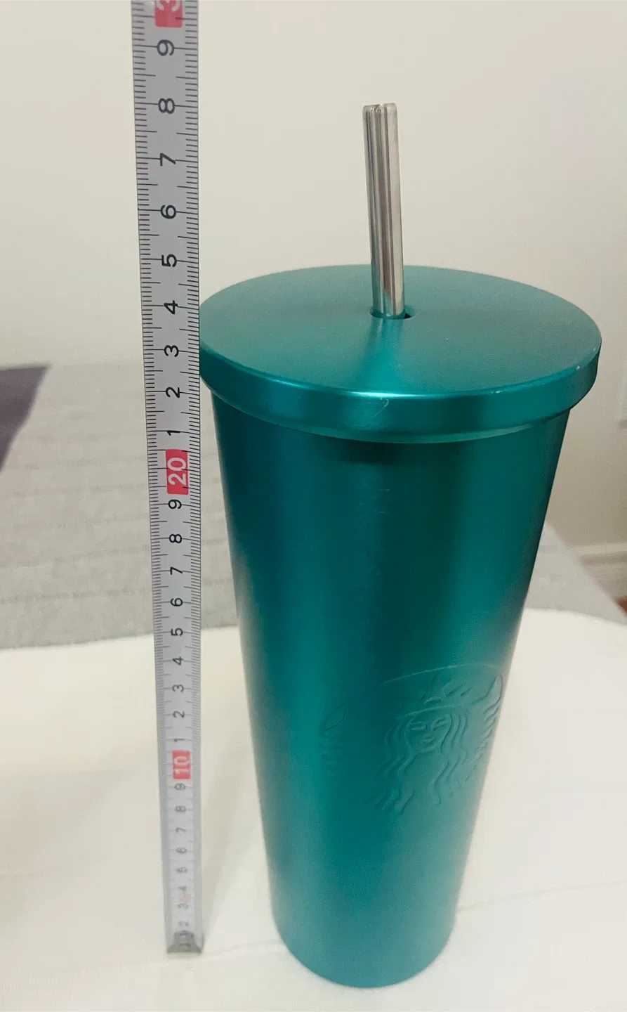 Starbucks Teal Tumbler with Straw image indicator(5)