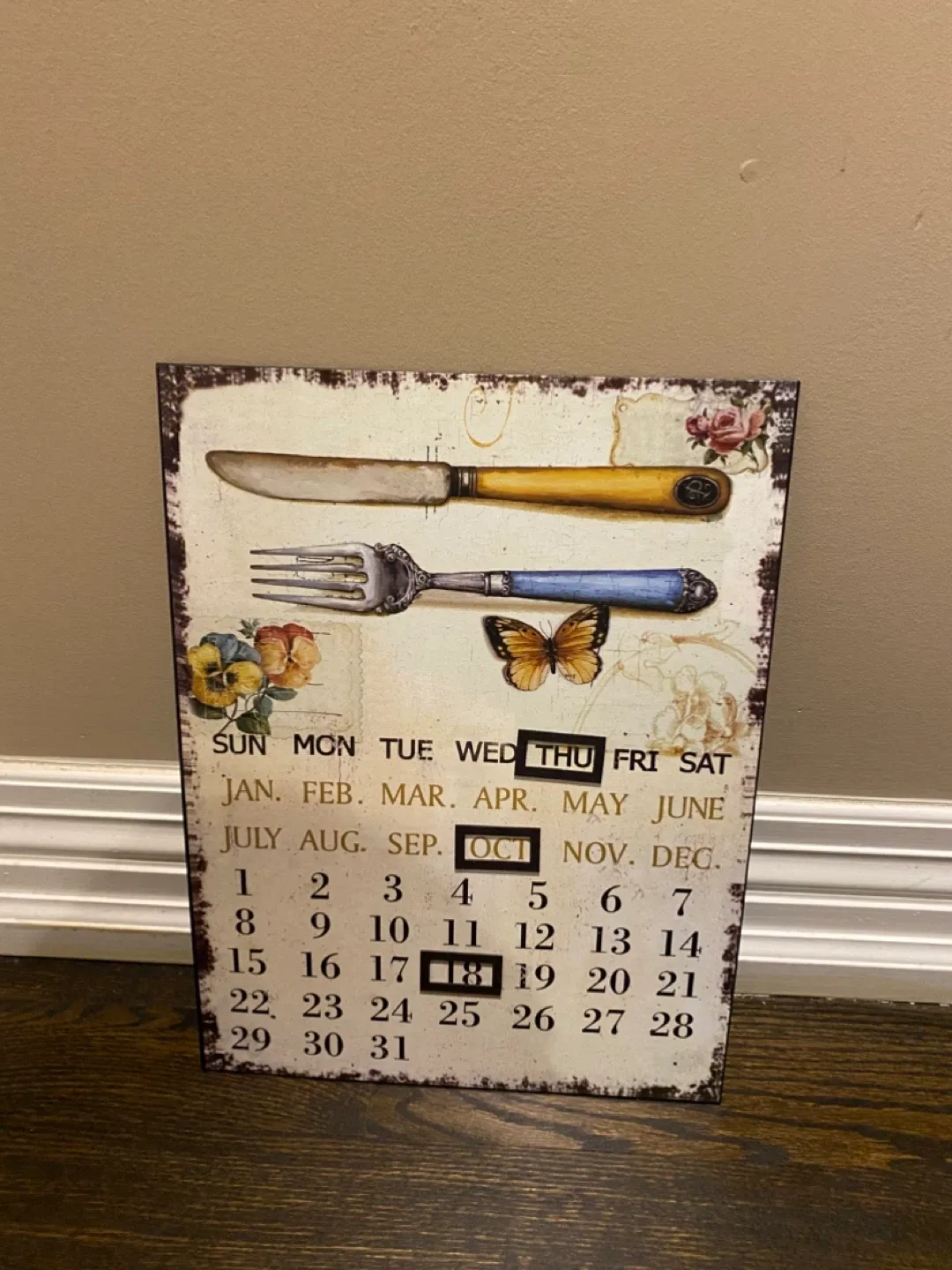 Decorative Calendar Wall Art