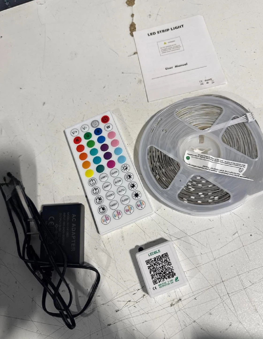 LED RGB Strip Light with Remote - photo 4