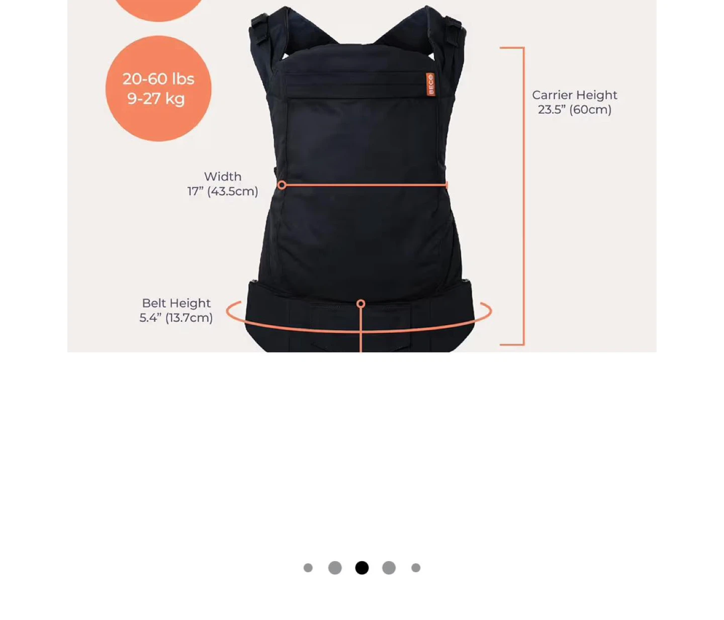 Beco Toddler Carrier - Lightweight & Breathable - photo 4