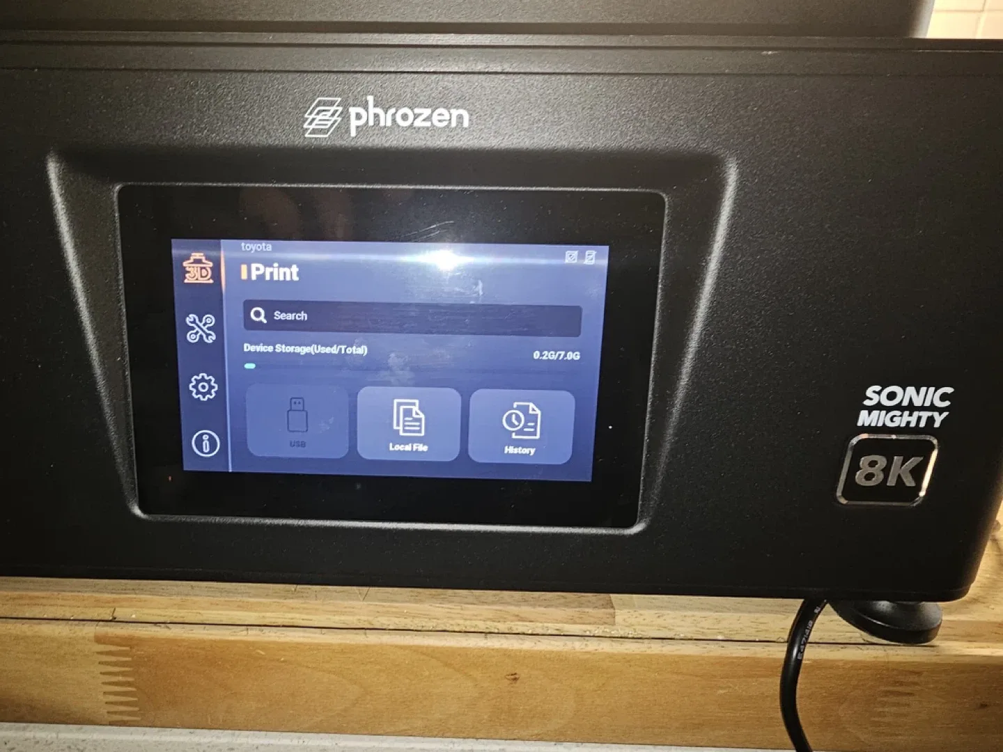 Phrozen Sonic Mighty 8K 3D Printer image indicator(4)