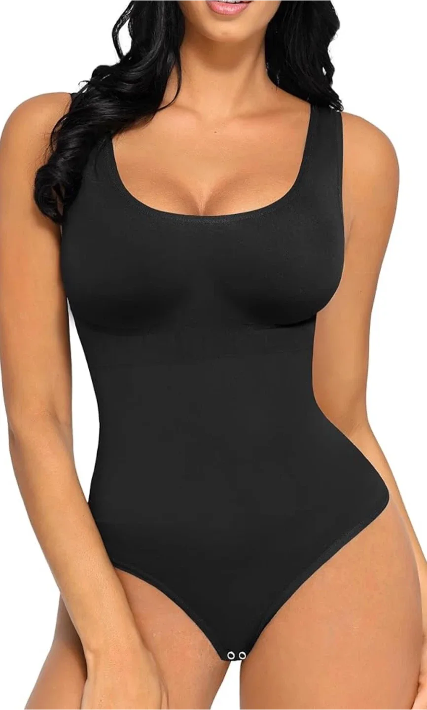 Feelingirl Black Bodysuit - Size M