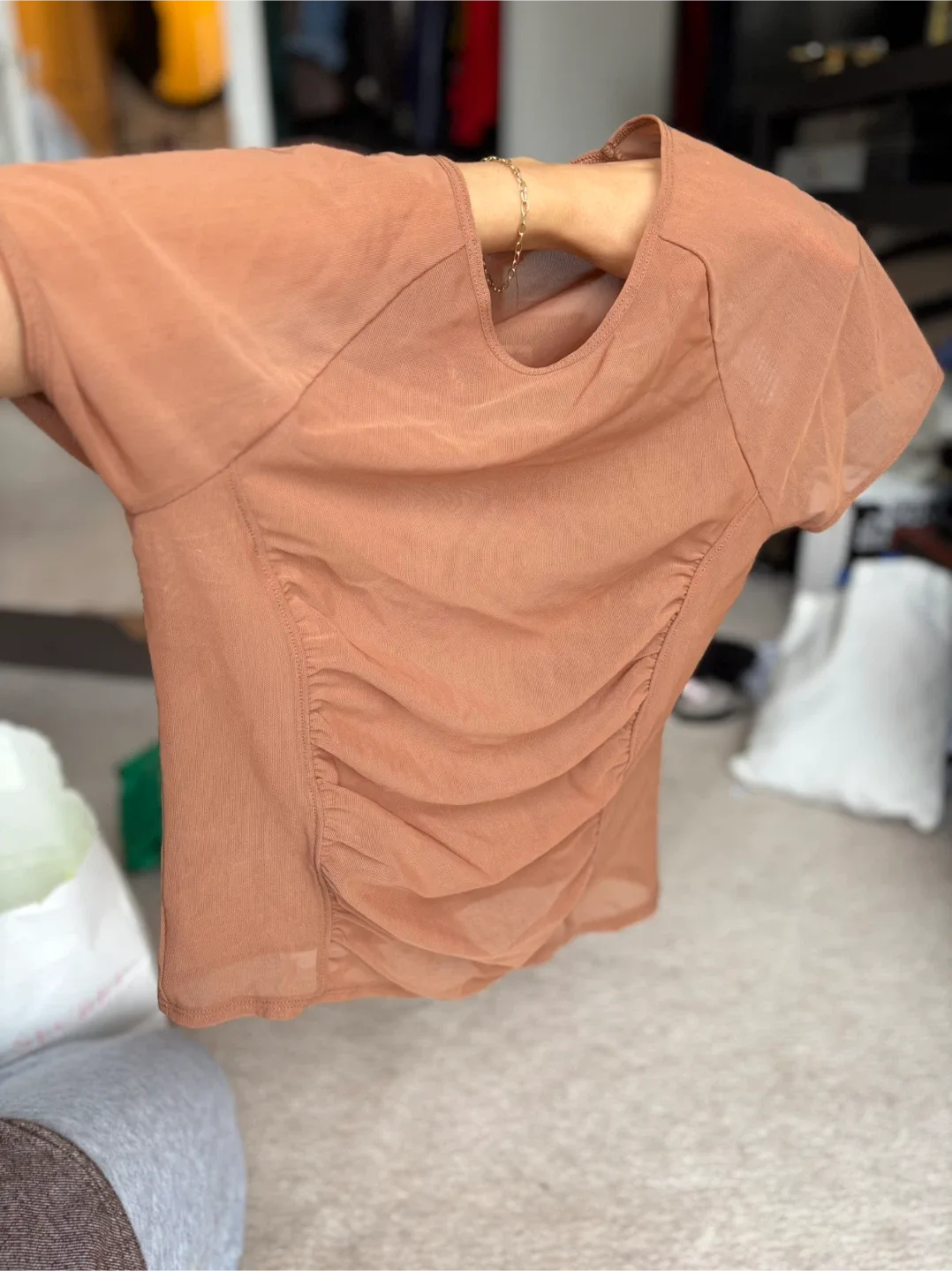 Victoria's Secret Brown Top - Size XS image indicator(4)