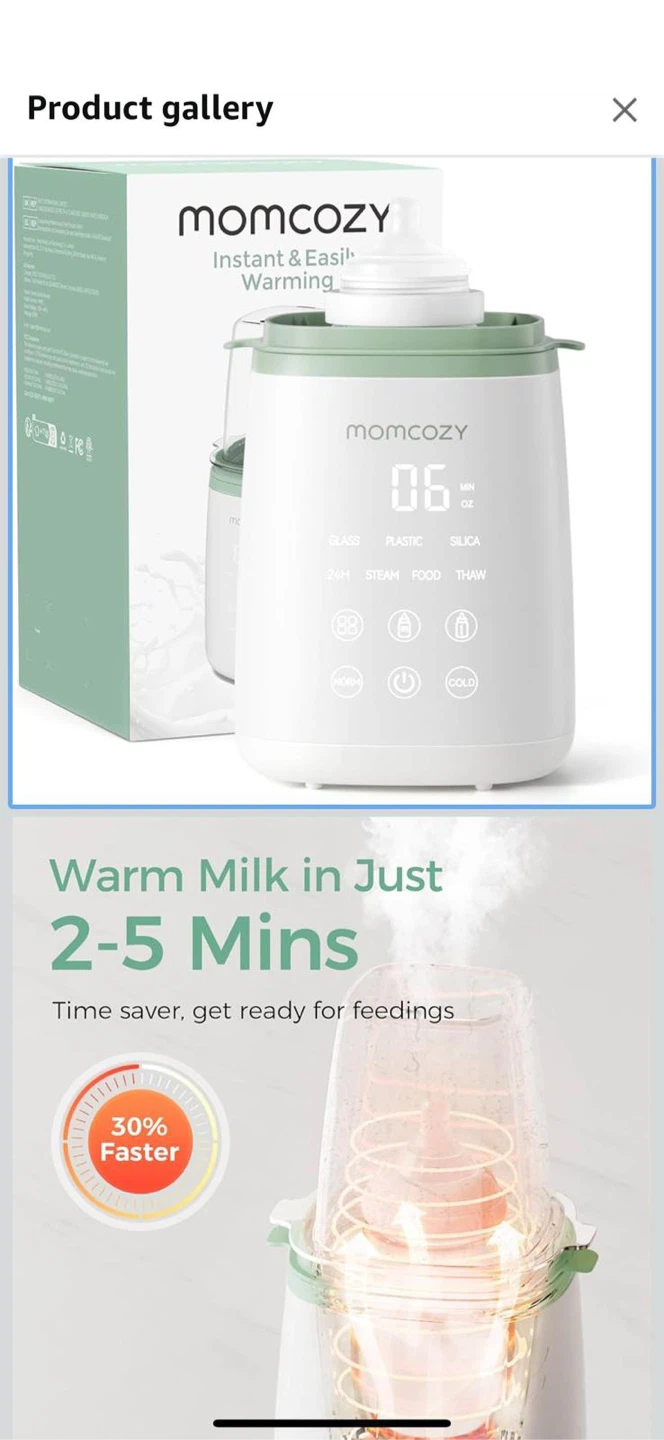 Momcozy Bottle Warmer - Like New! - photo 5
