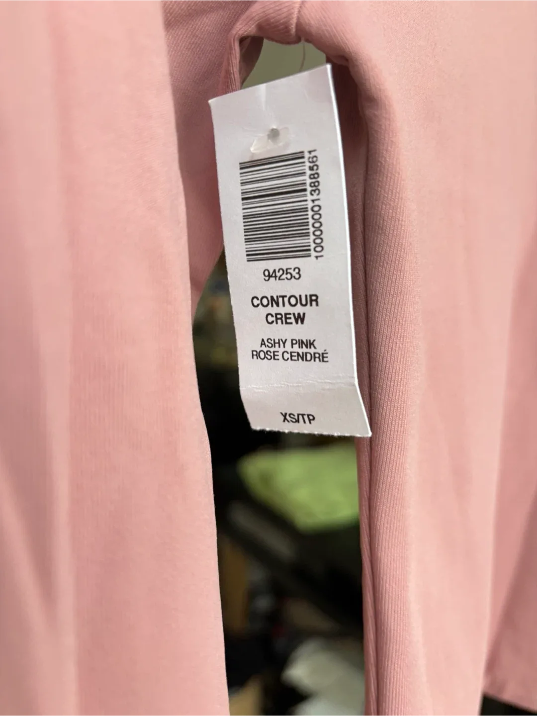 Babaton Contour Crew Top - Ashy Pink, Size XS image indicator(3)