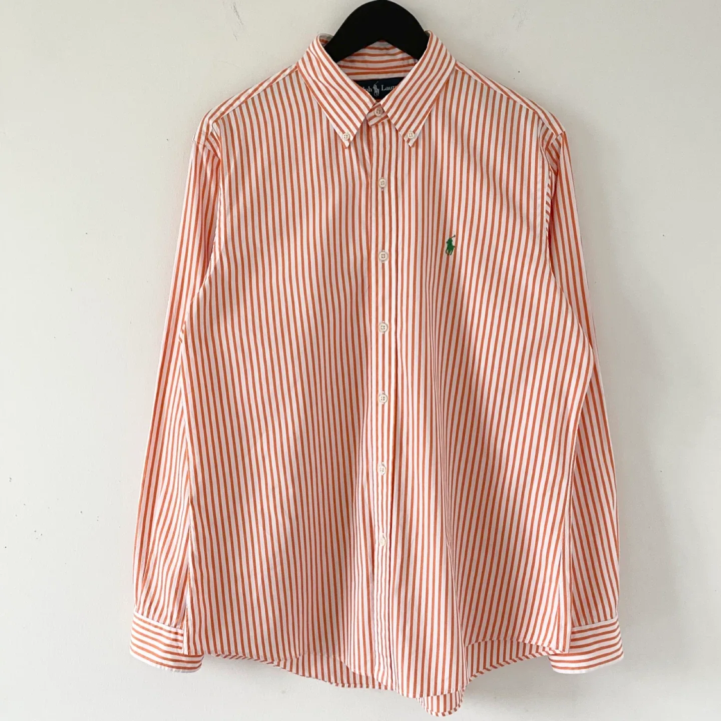 Ralph Lauren 100% Cotton Striped Button-Down Shirt