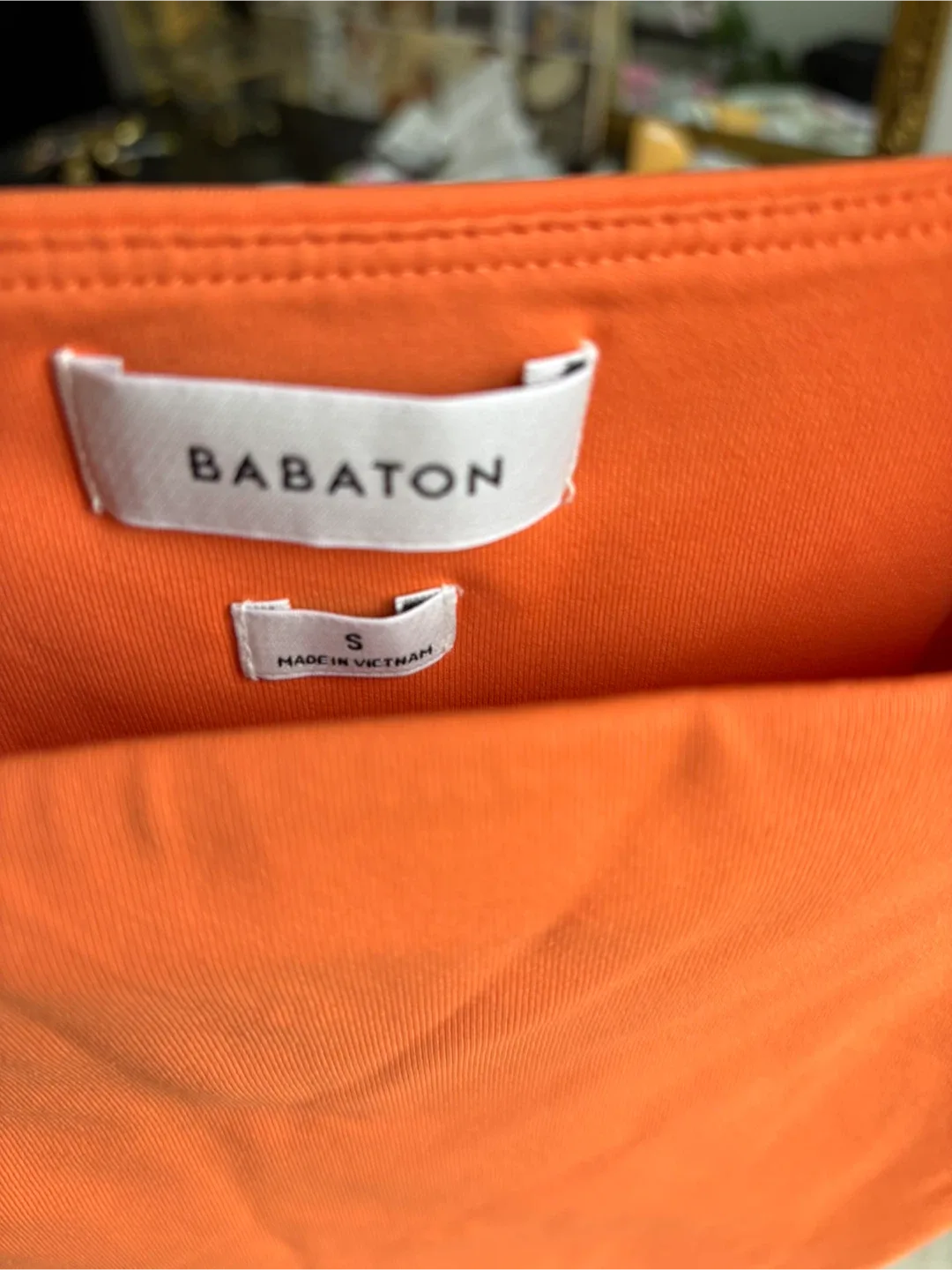 Babaton Contour Longsleeve Bodysuit - Citrine Orange, Size S image indicator(5)