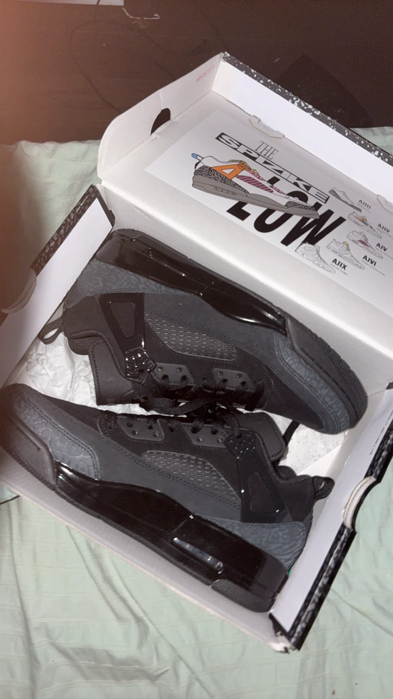 Jordan Spizike Low Black/Red Shoes - photo 3