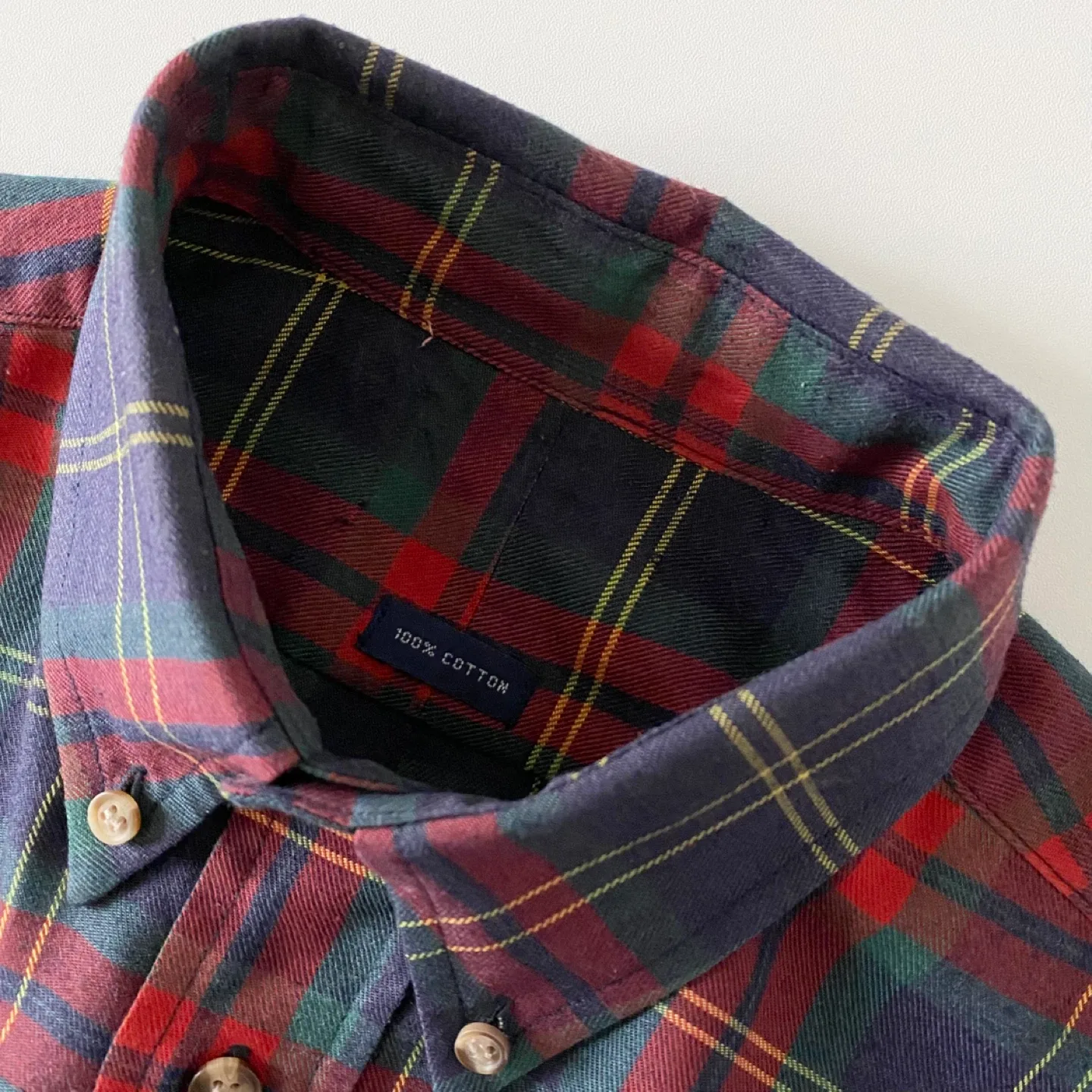 Ralph Lauren 100% Cotton Tartan Check Button-Down Shirt image indicator(4)