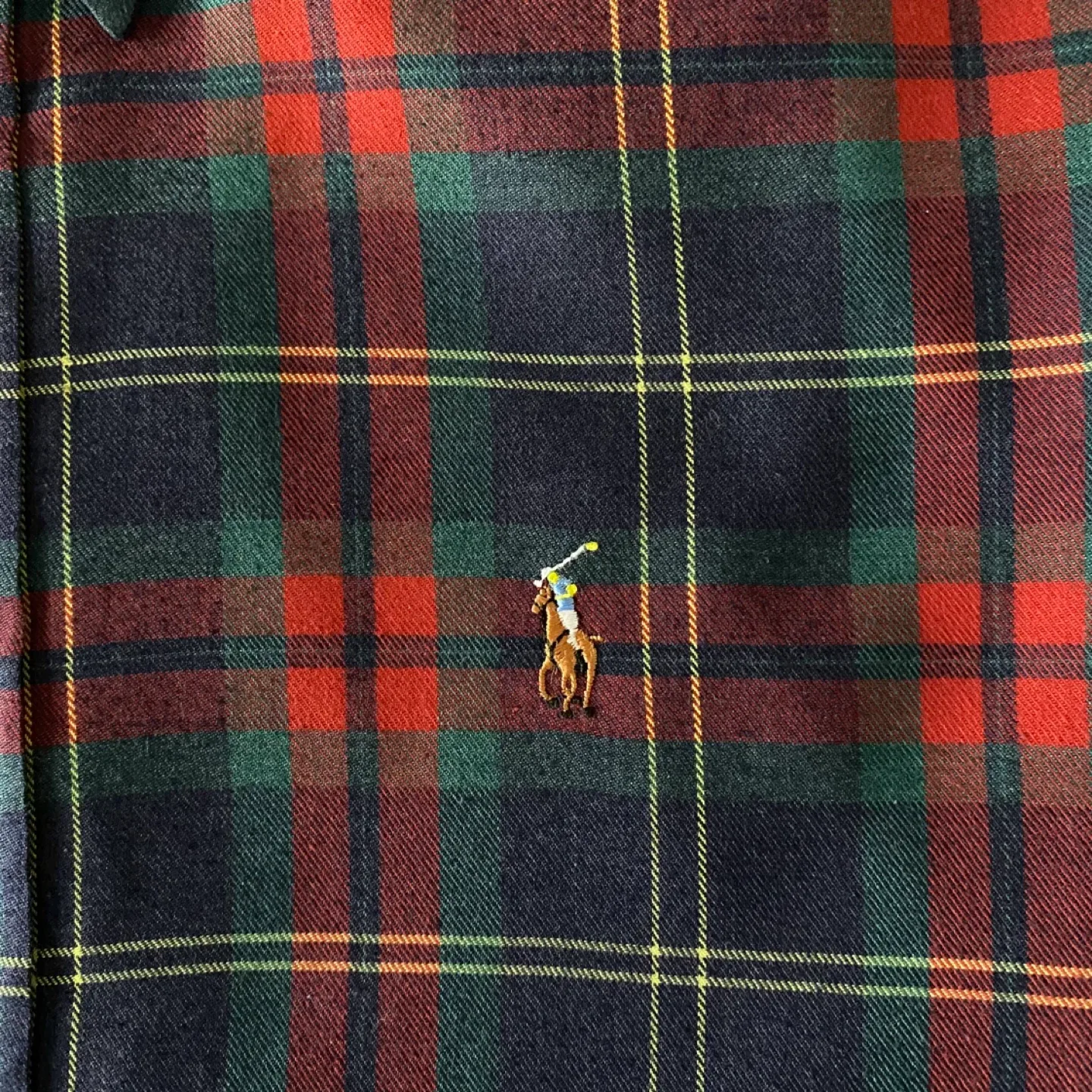 Ralph Lauren 100% Cotton Tartan Check Button-Down Shirt image indicator(7)