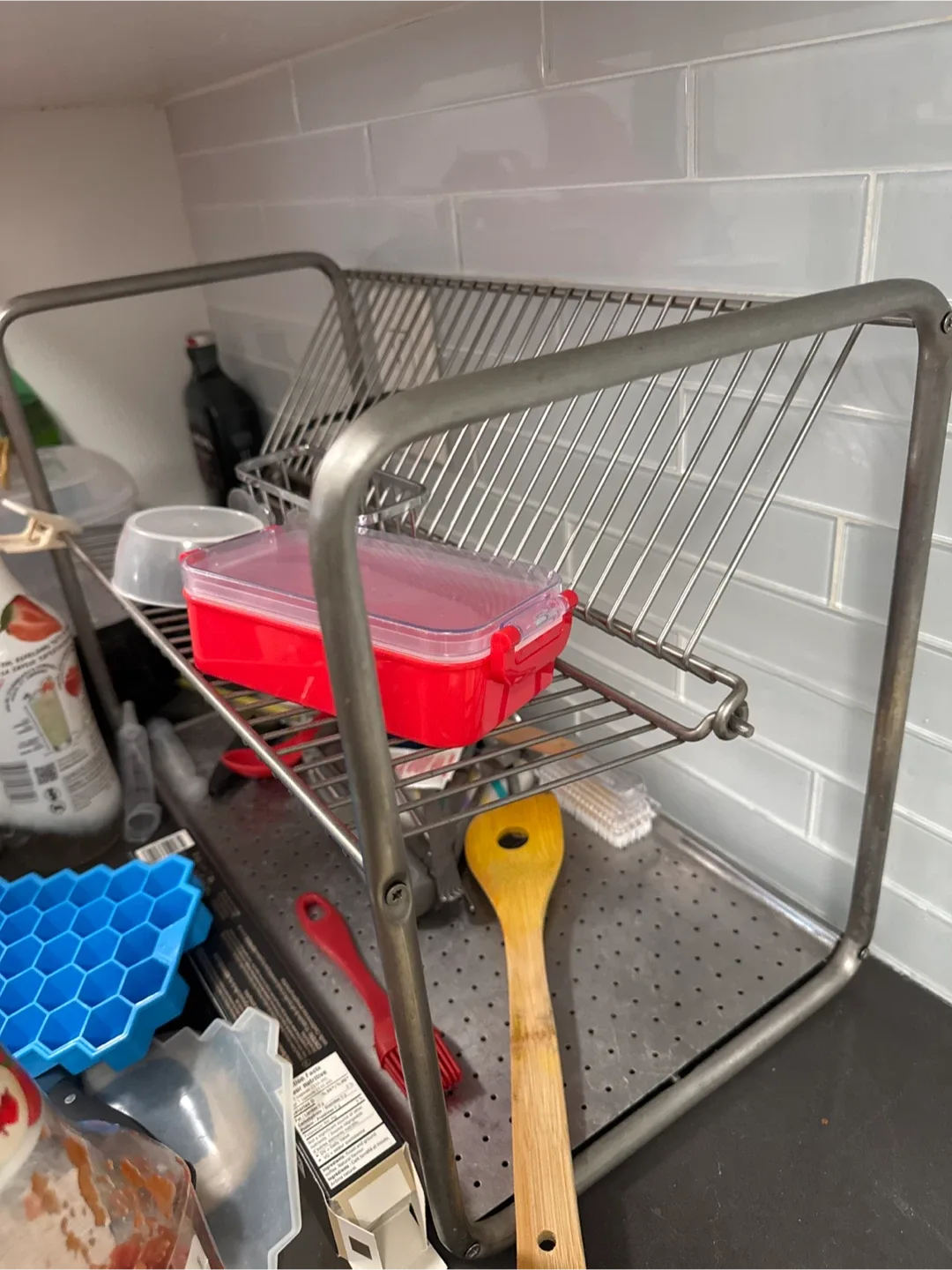 IKEA ORDNING Dish Drainer, Stainless Steel image indicator(3)