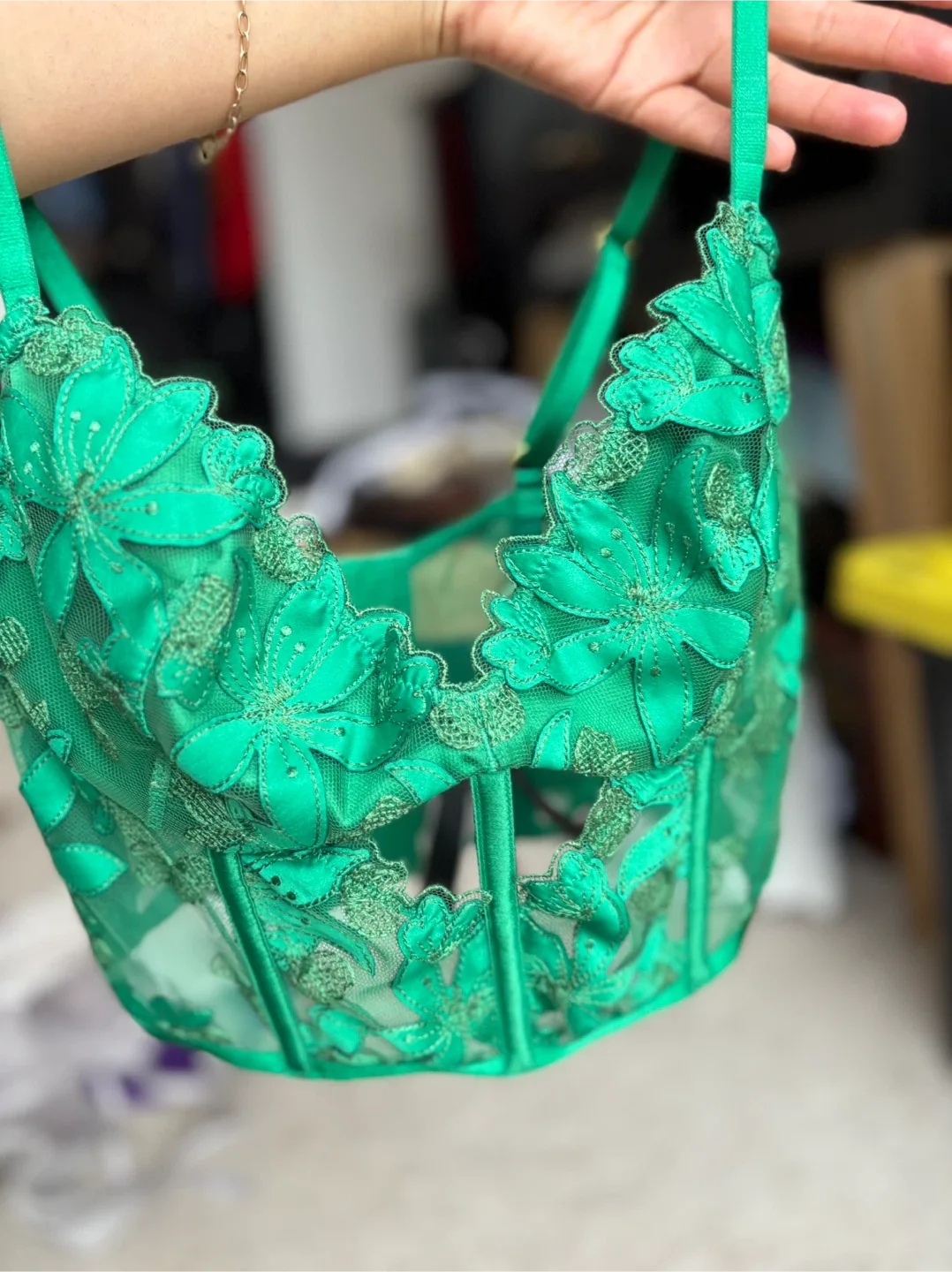 Victoria's Secret Green Corset - Size S