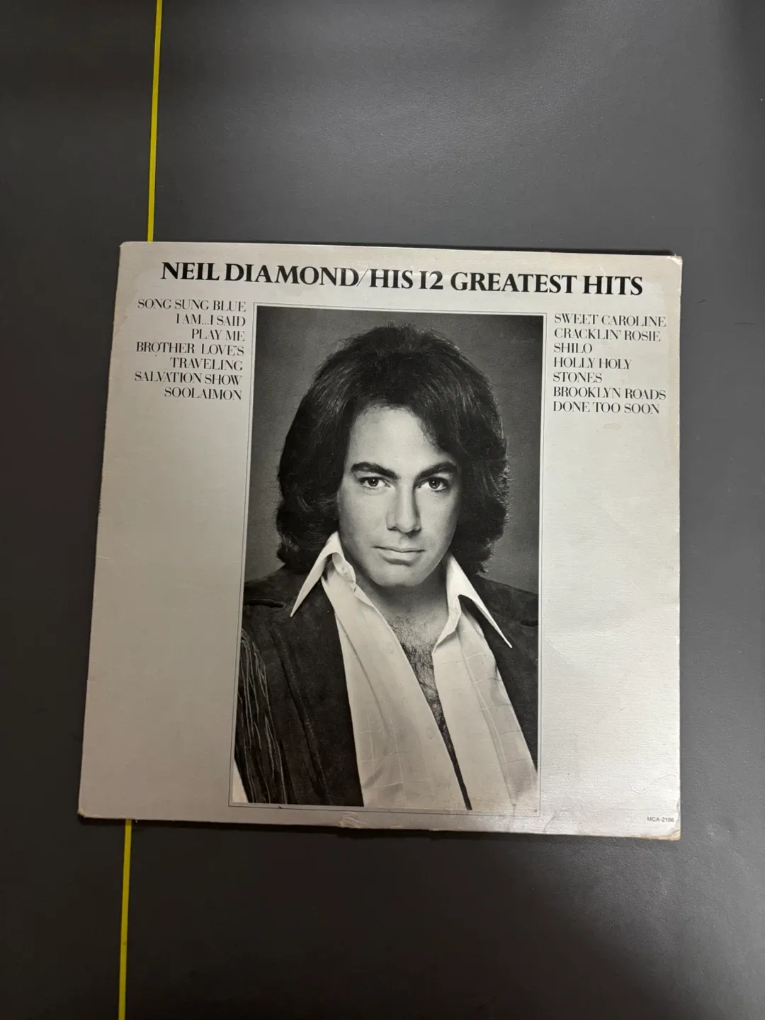 Neil Diamond - His 12 Greatest Hits vinyl record