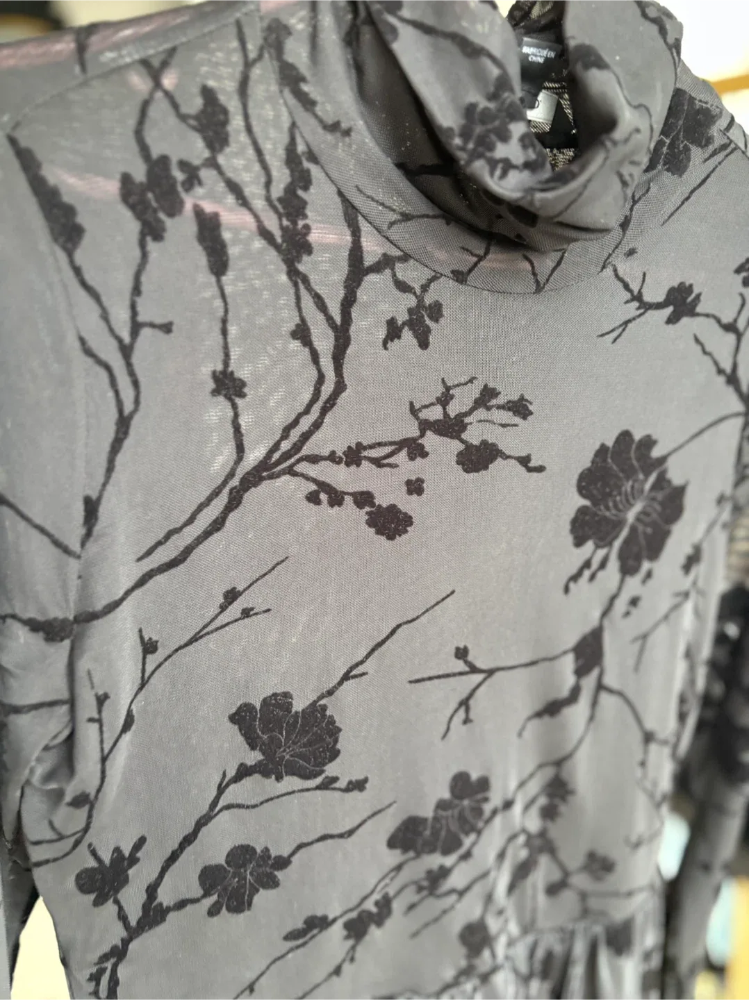 RW&CO. Floral Print Mesh Dress - Size M image indicator(2)