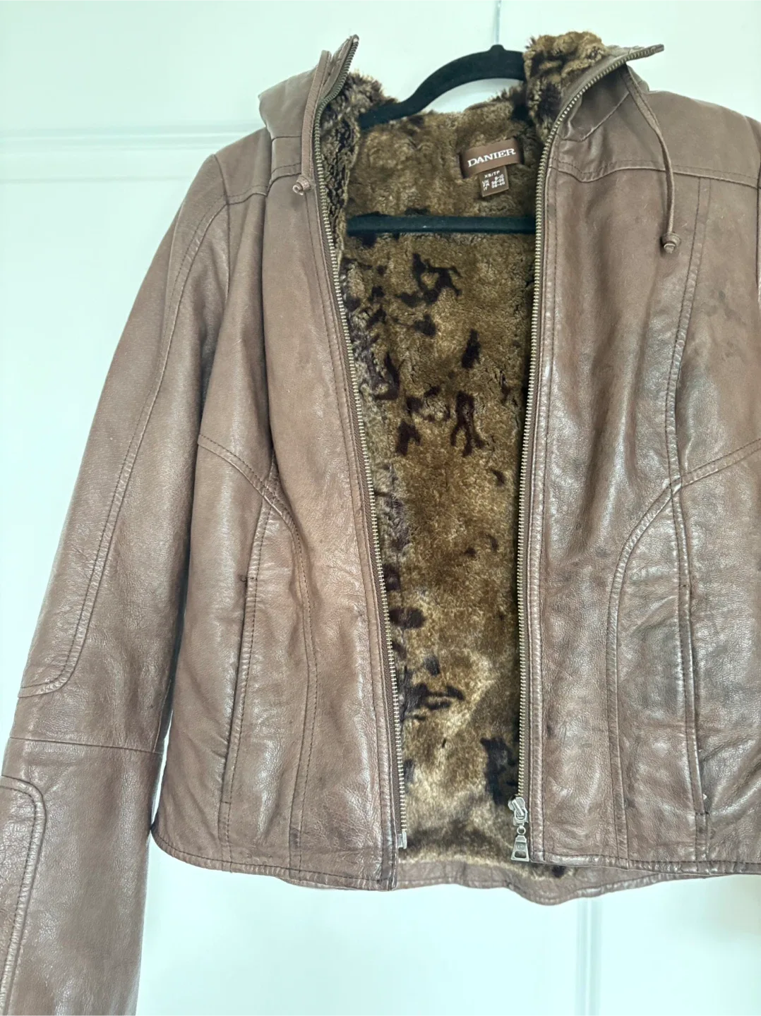 Danier Leather Jacket Brown
