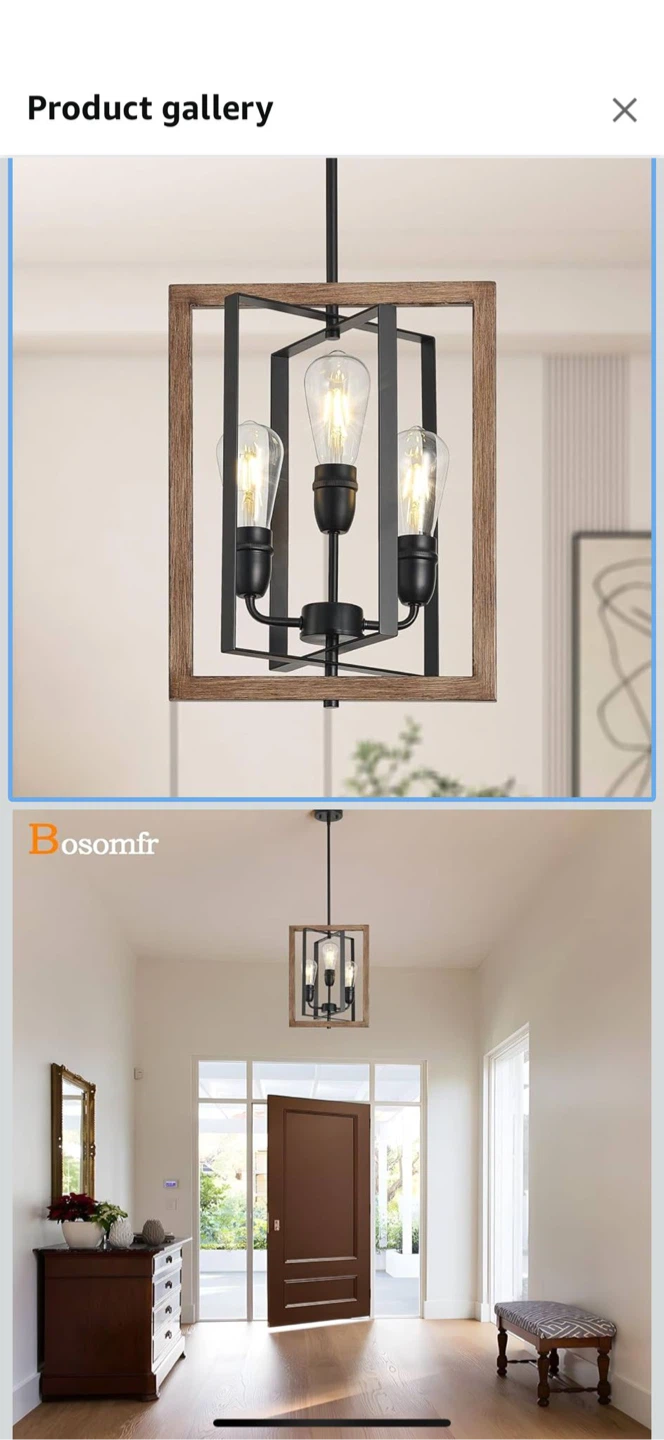 Bosomfr Farmhouse Pendant Lighting