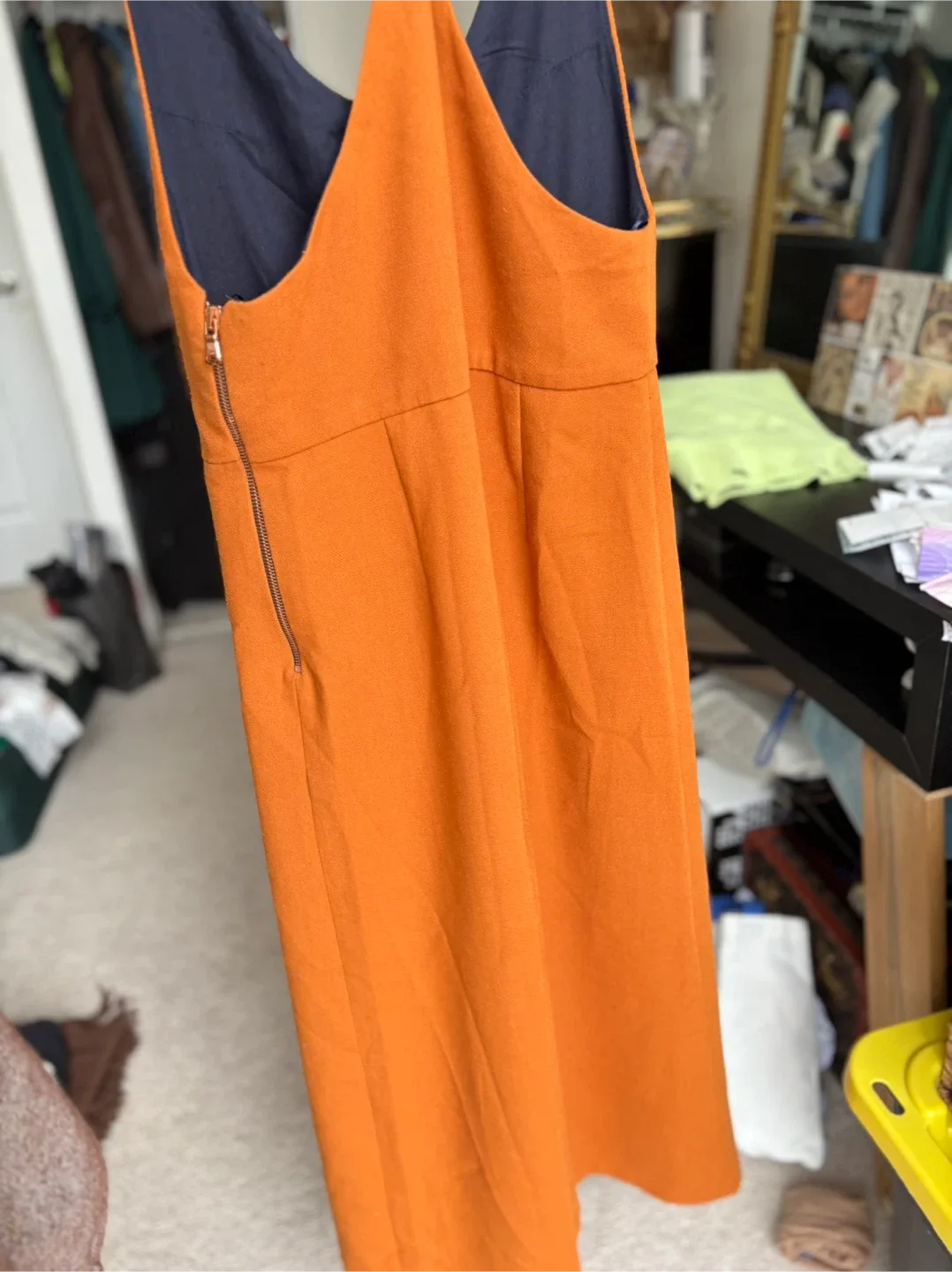 Zara Trafaluc Orange Jumpsuit - Size S image indicator(7)