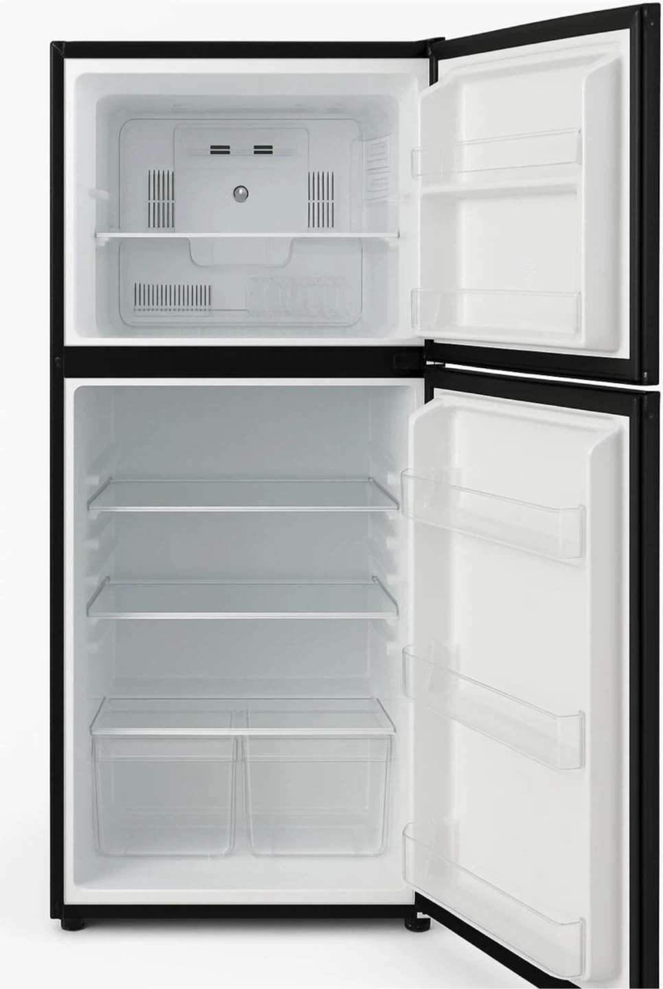 GE Stainless Steel Top Freezer Refrigerator - photo 3