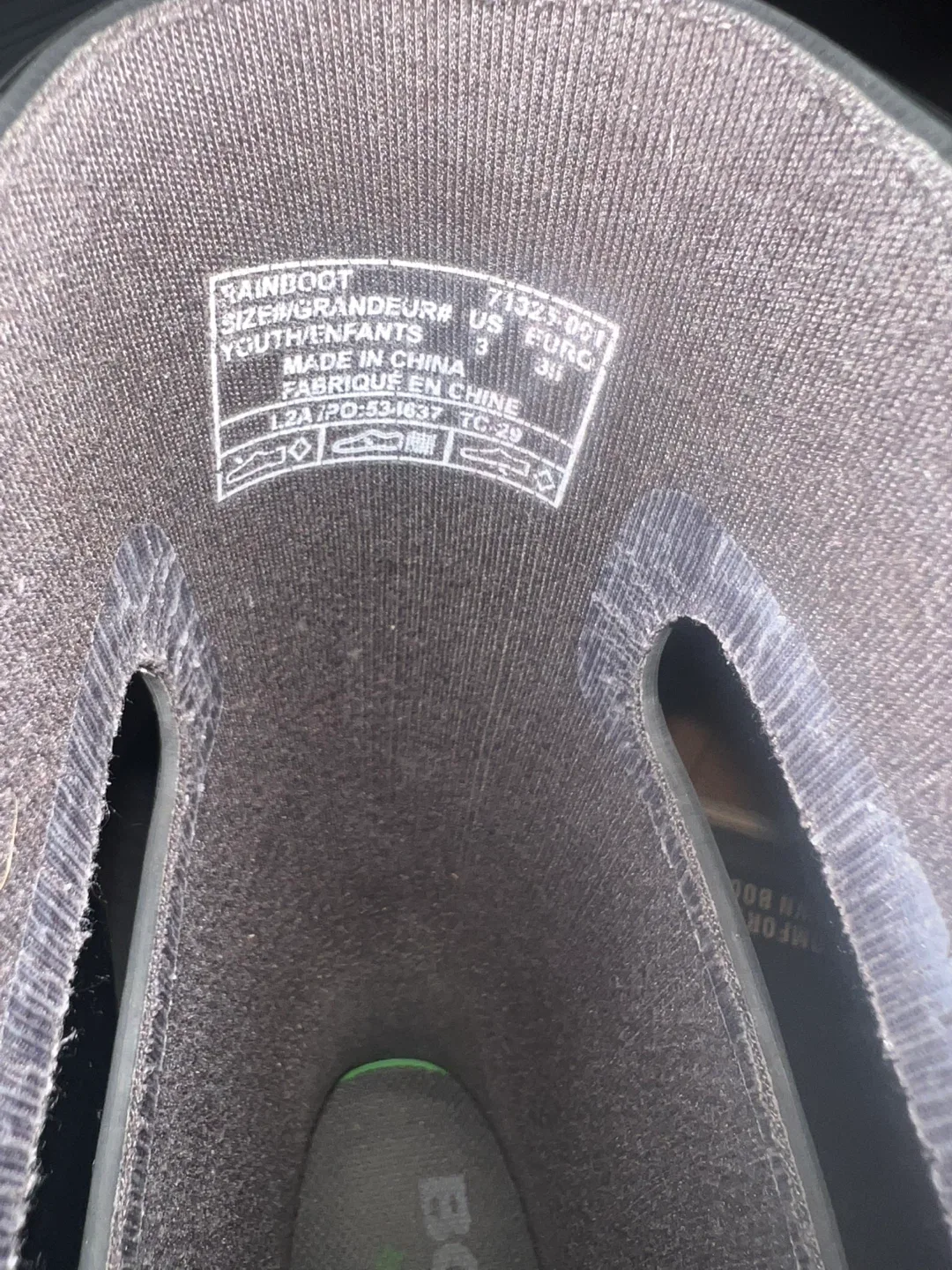 Bogs Black Rain Boots - Size 3 Kids image indicator(6)