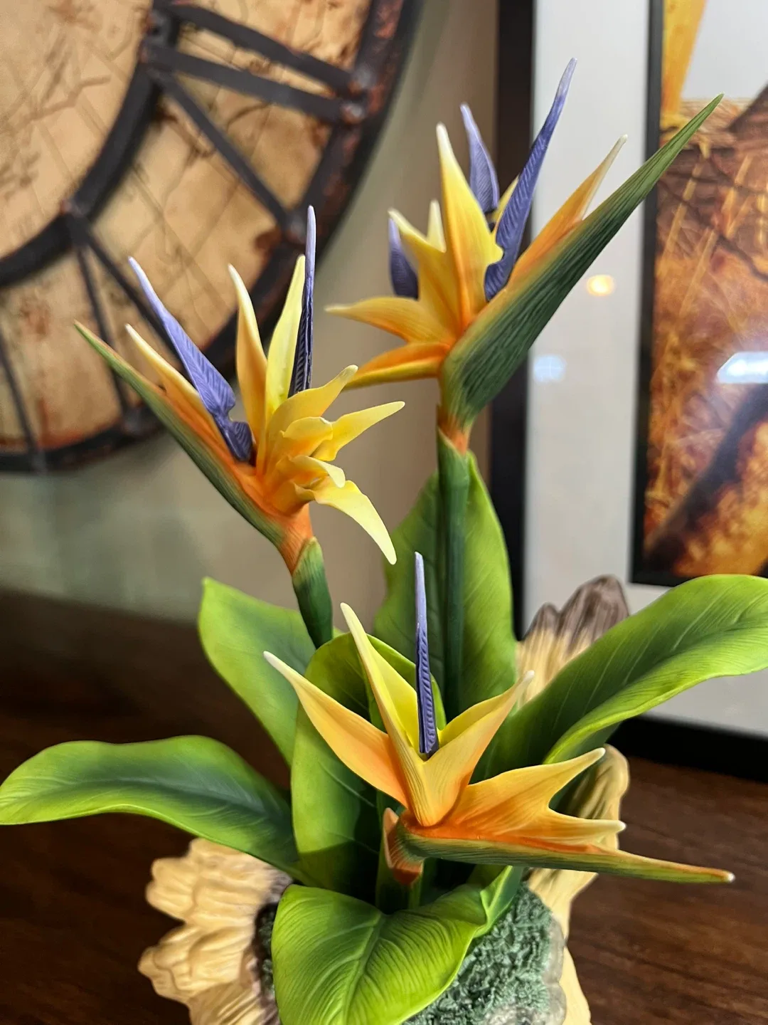 Ceramic Birds of Paradise Flowers image indicator(2)