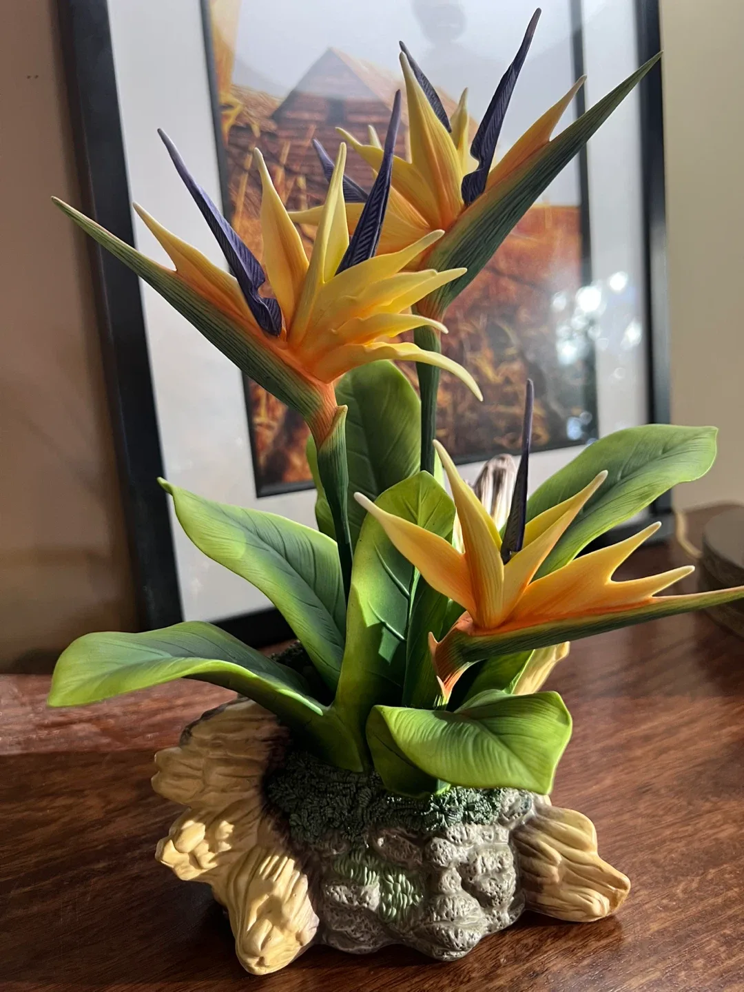 Ceramic Birds of Paradise Flowers image indicator(10)