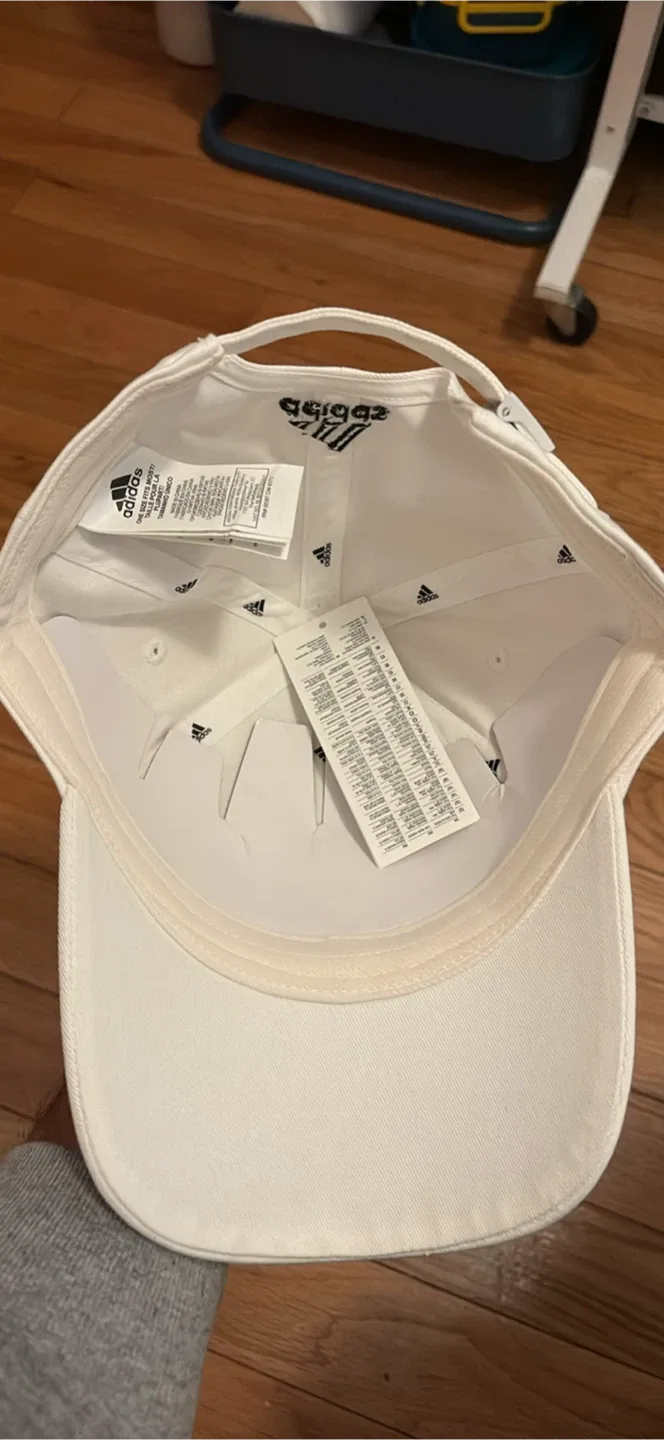 New Adidas Real Madrid White Cap image indicator(3)