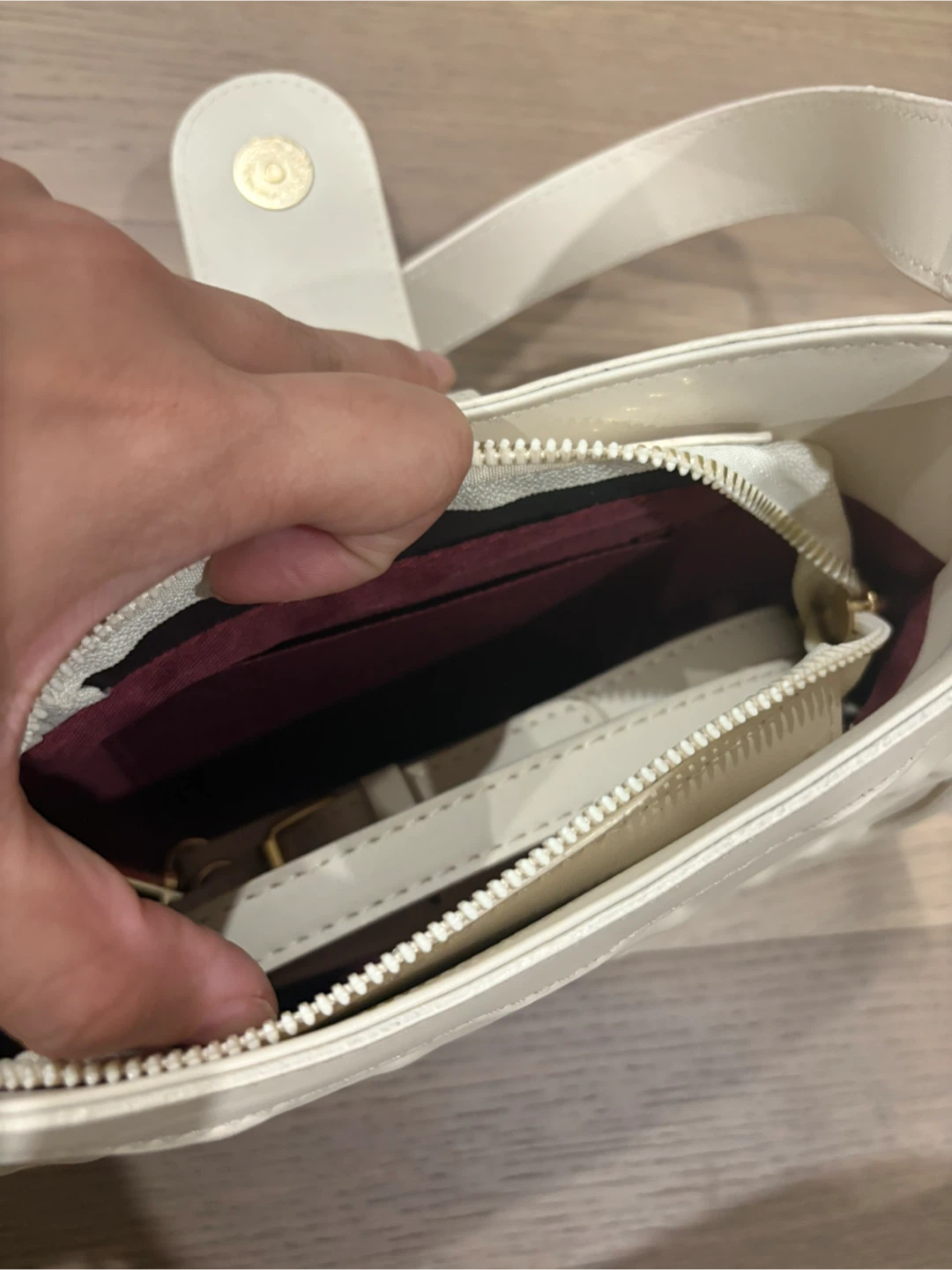 White mini handbag - photo 3