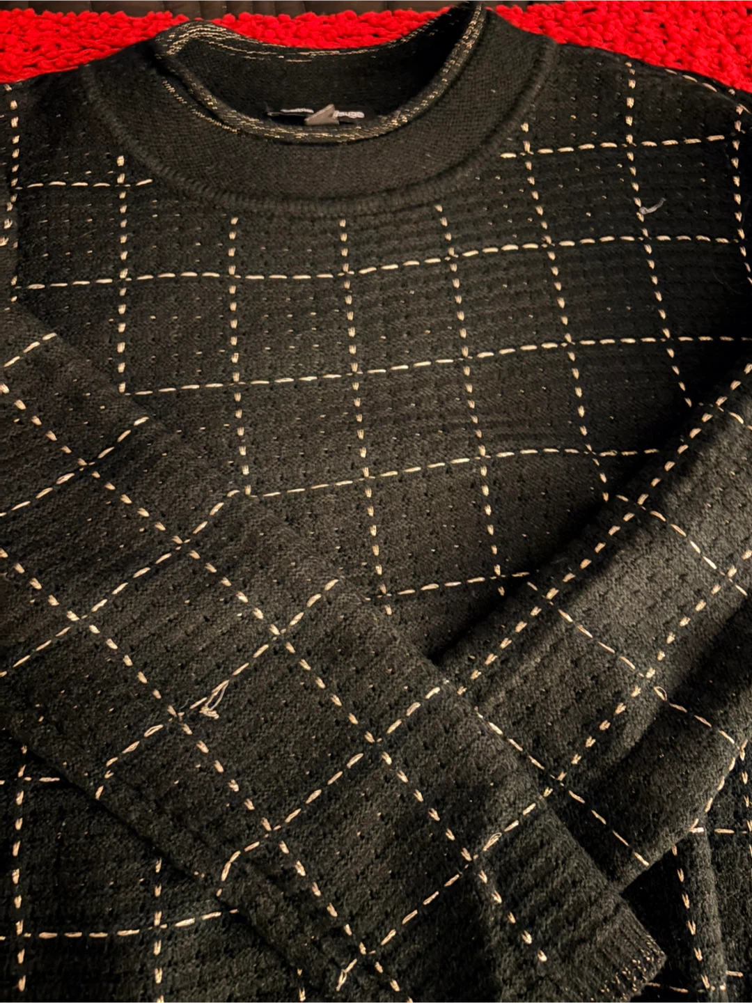 Cable & Gauge Black Sweater - Size M - photo 2