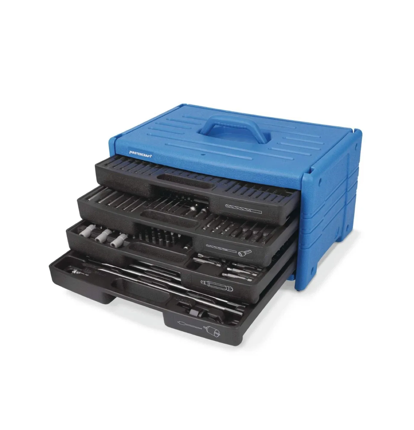 Brand New Mastercraft Screw Driver Drill Bit Set, 304-pc image indicator(2)