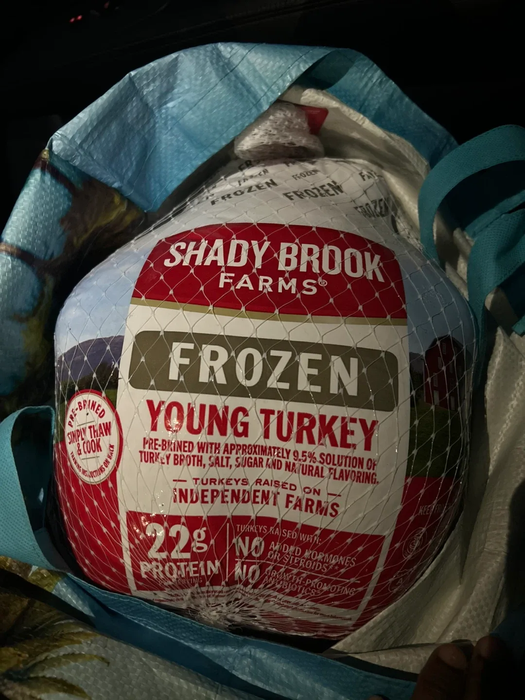 Shady Brook Farms Frozen Young Turkey