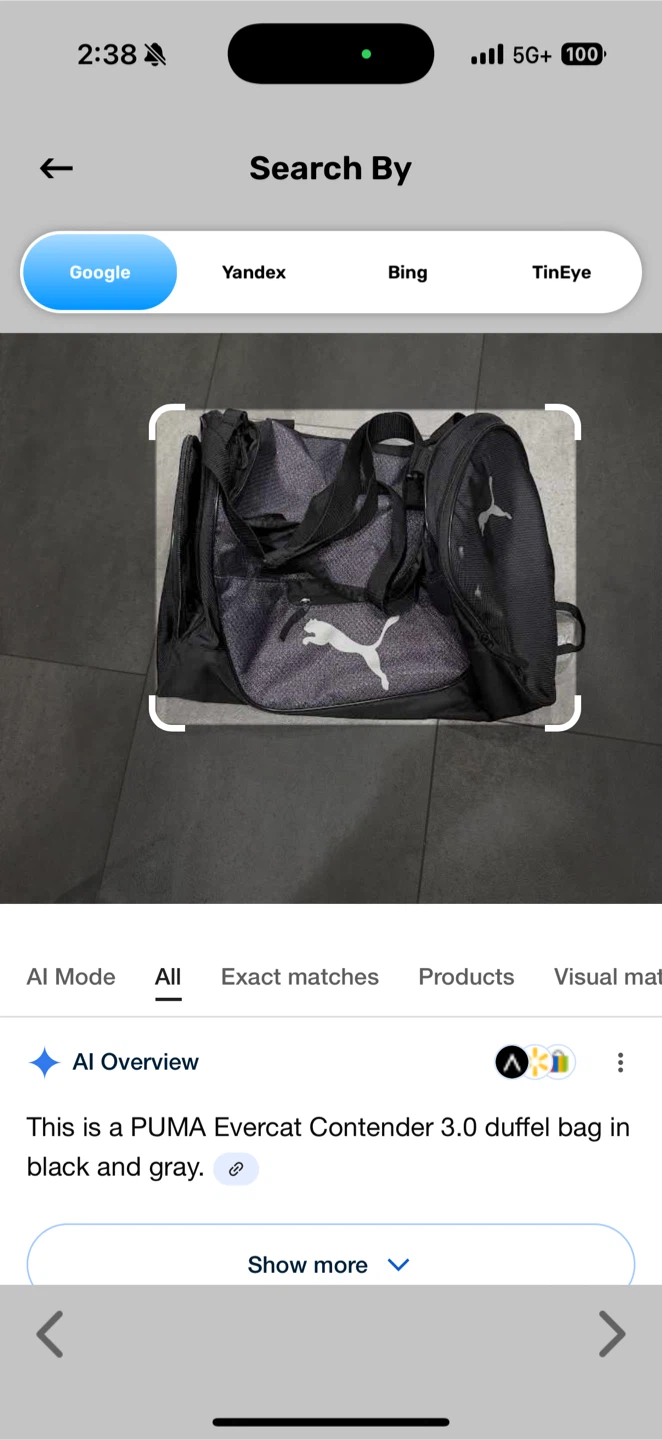 PUMA Evercat Contender 3.0 Duffle Bag - Black/Gray - photo 4