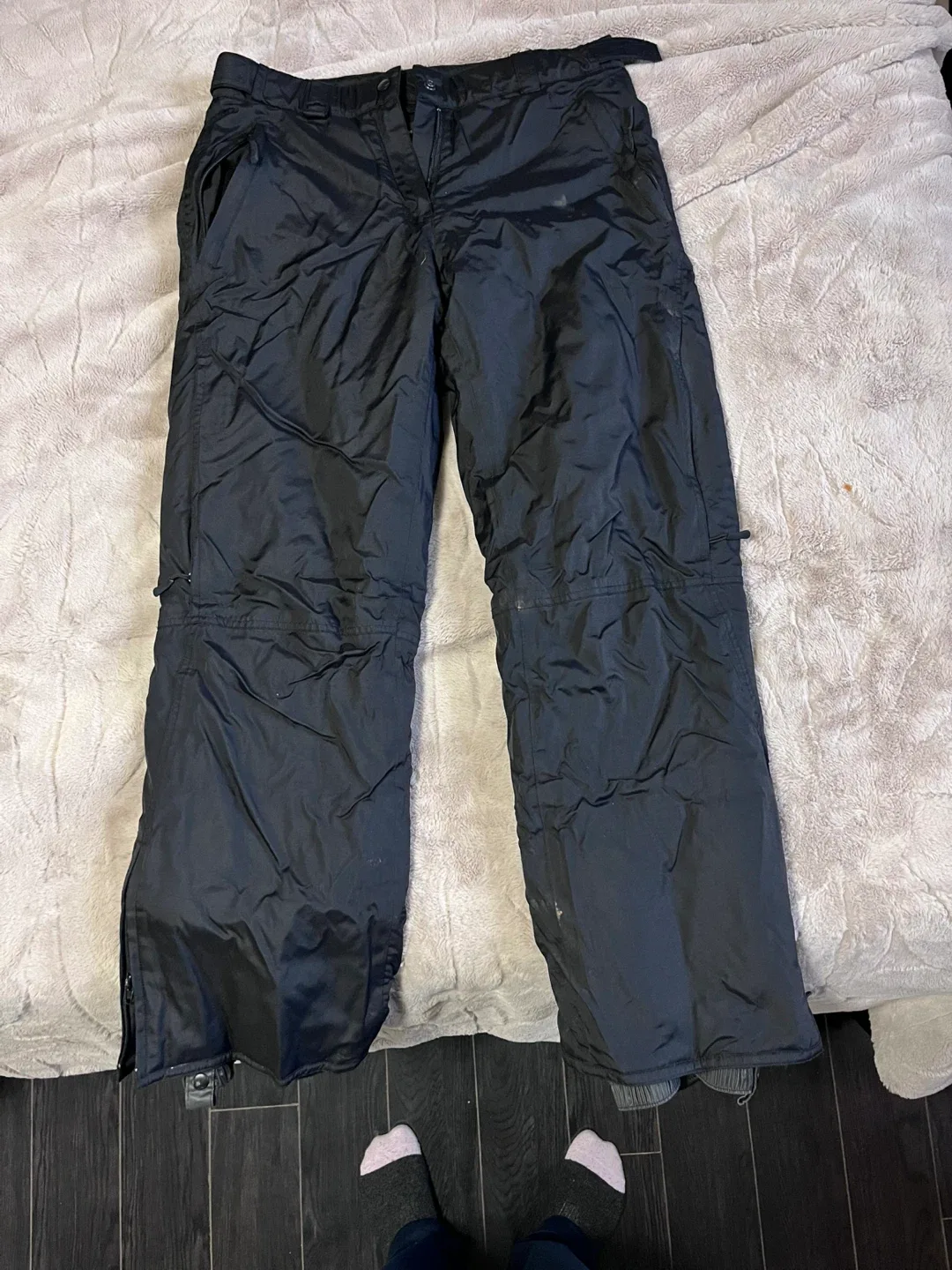Adult Ladies Misty Mountain Black Snow Pants Size M/L image indicator(2)