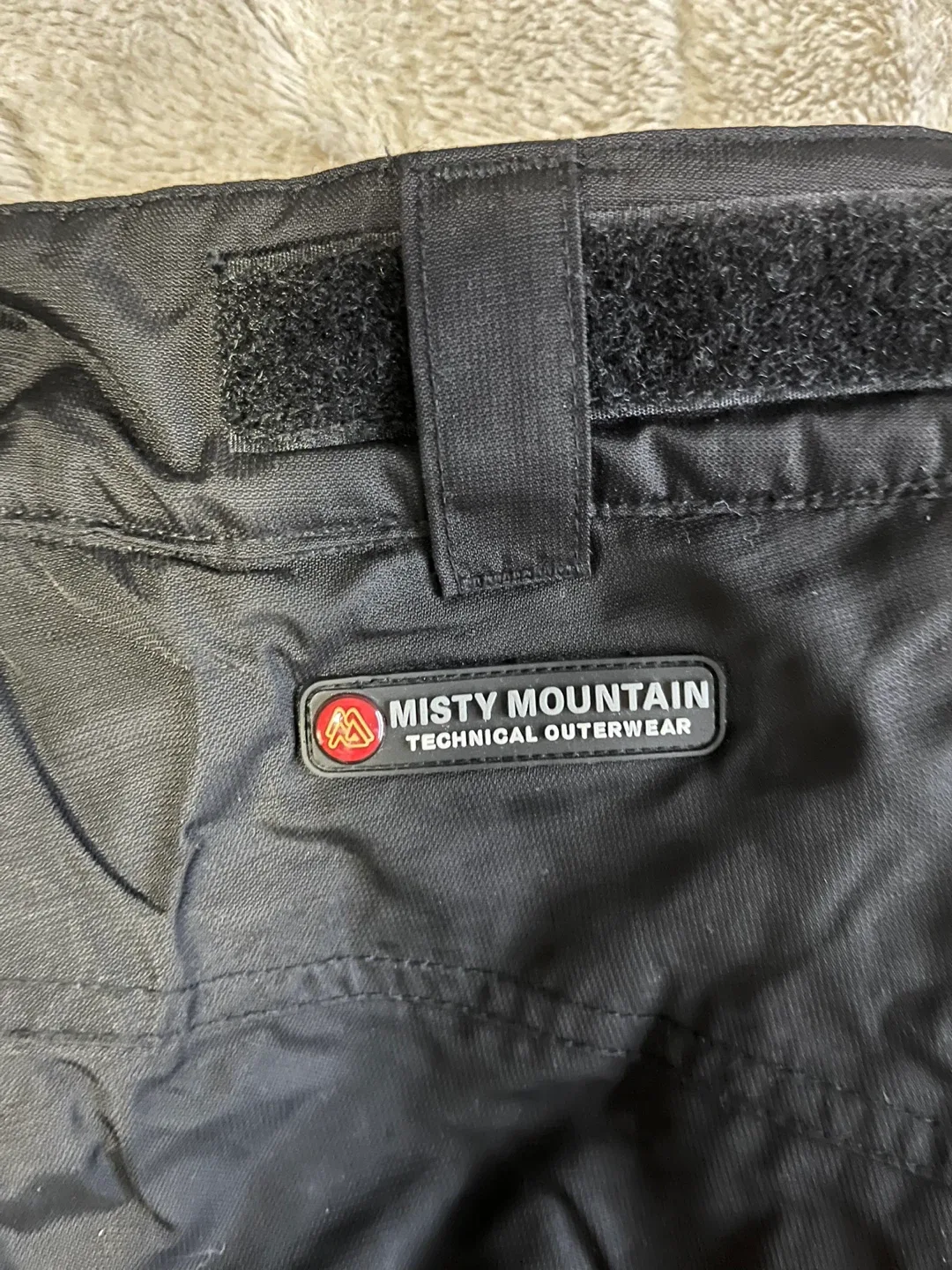 Adult Ladies Misty Mountain Black Snow Pants Size M/L image indicator(3)