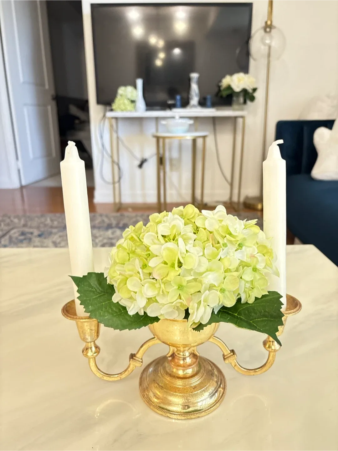 Gold Coloured Candlestick Holder image indicator(8)