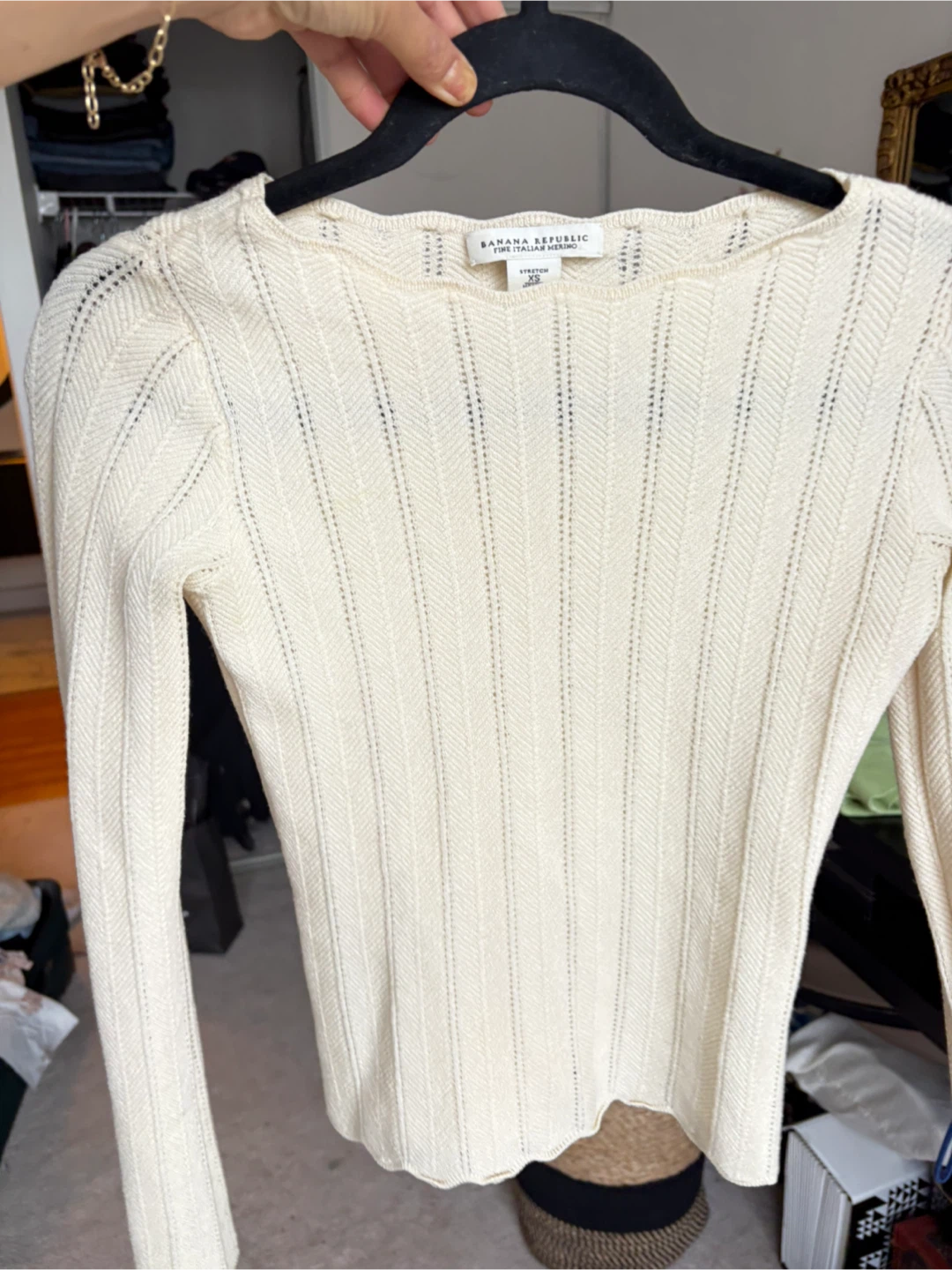 Banana Republic Merino Wool Blend Top - XS