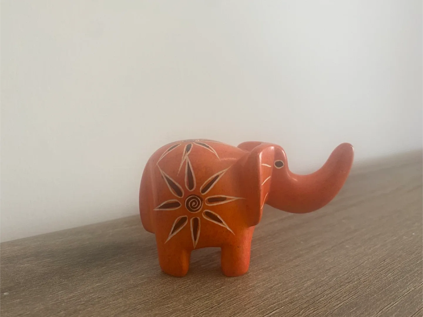 Elephant Figurines - Orange & Yellow image indicator(2)