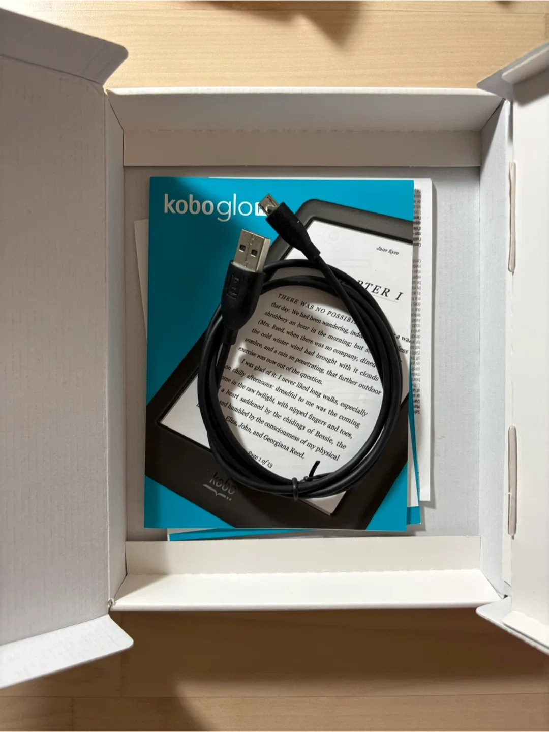 Kobo Glo HD eReader with Box image indicator(4)