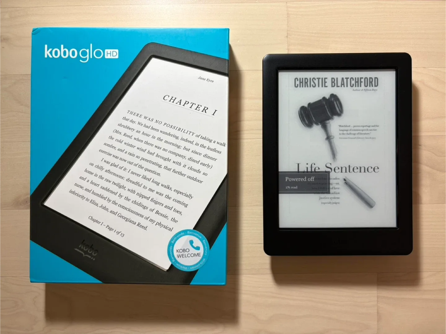 Kobo Glo HD eReader with Box