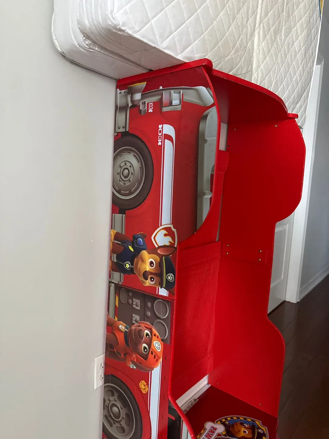 Paw Patrol Fire Truck Toddler Bed