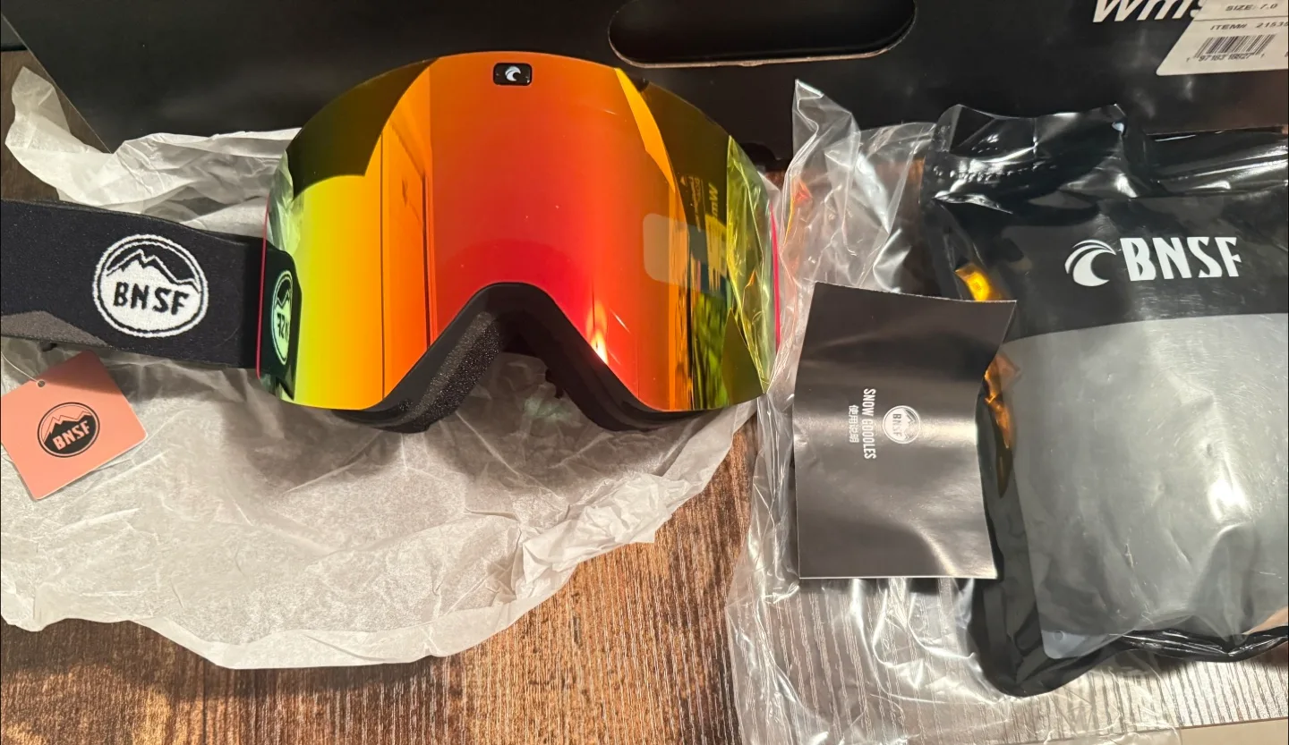 Brand New BNSF Snow Goggles with face mask