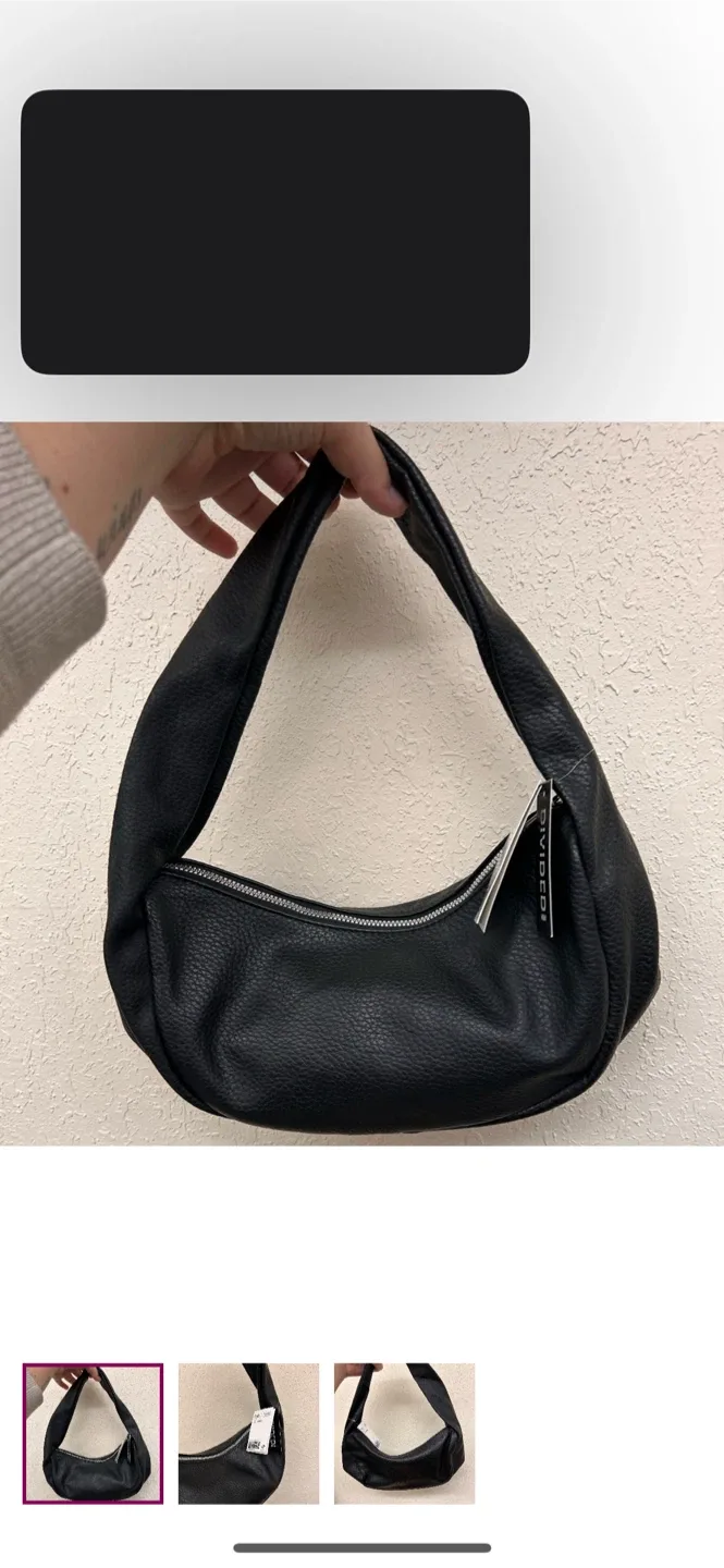 H&M Divided Black Shoulder Bag