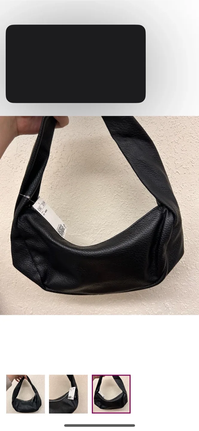 H&M Divided Black Shoulder Bag image indicator(3)