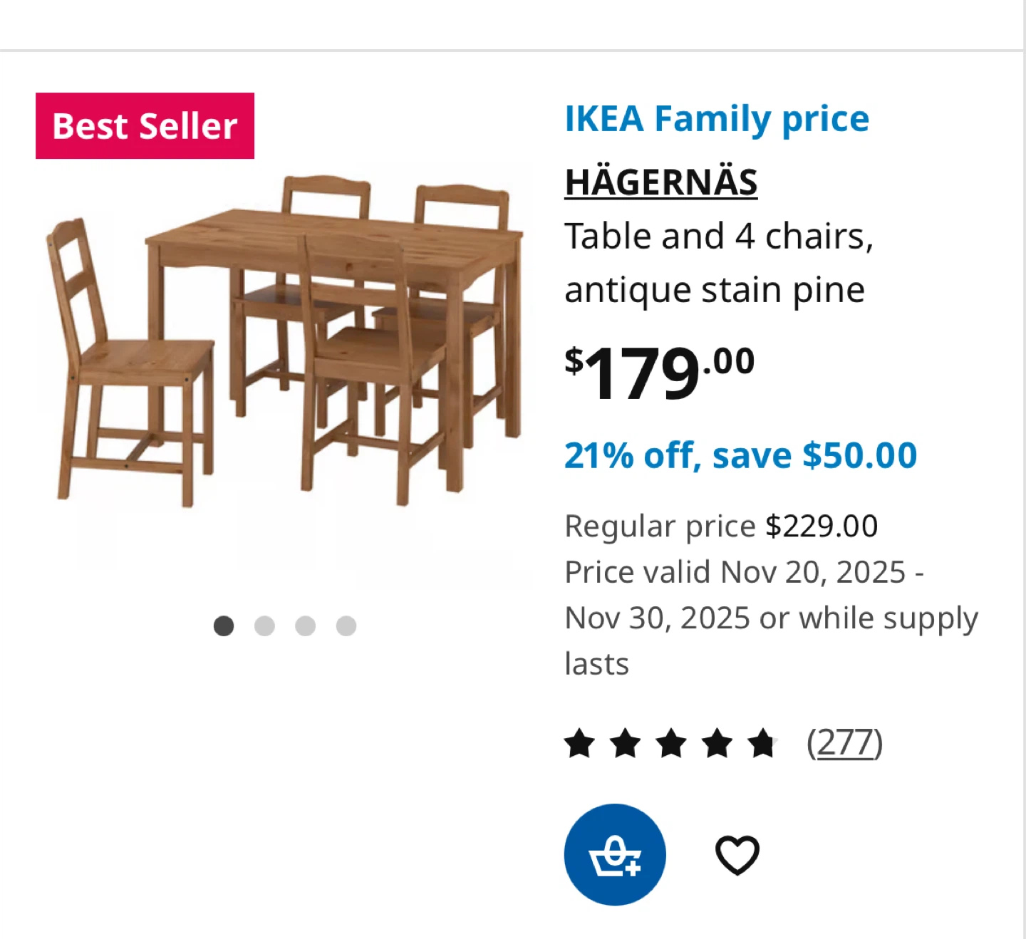IKEA HÄGERNÄS Table only - photo 5