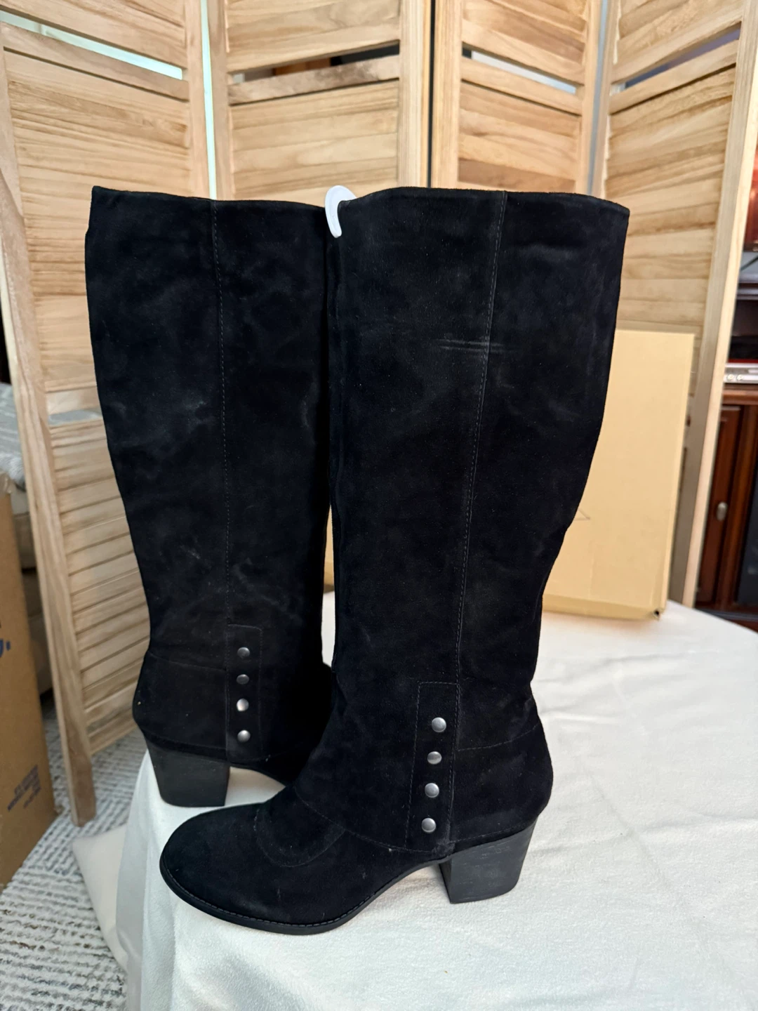 Nine West Black Suede Boots