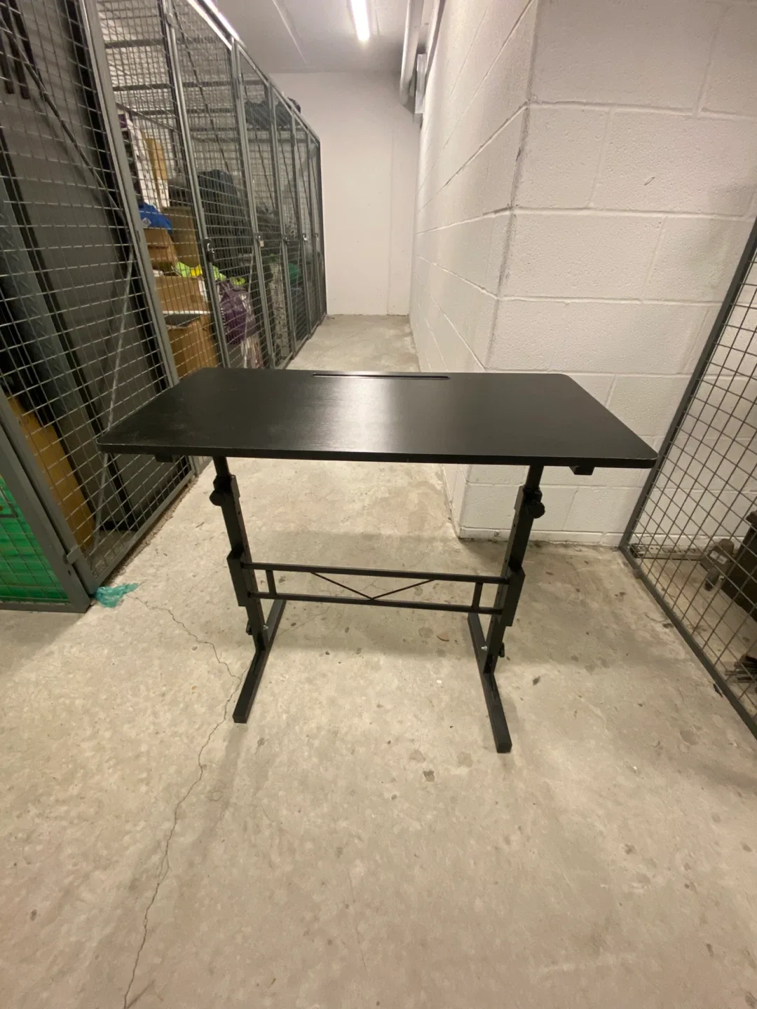 Adjustable Height Standing Desk - Black