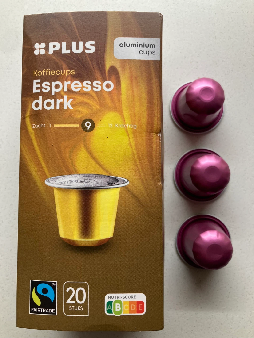 BNIB 20 Espresso Dark Coffee Pods